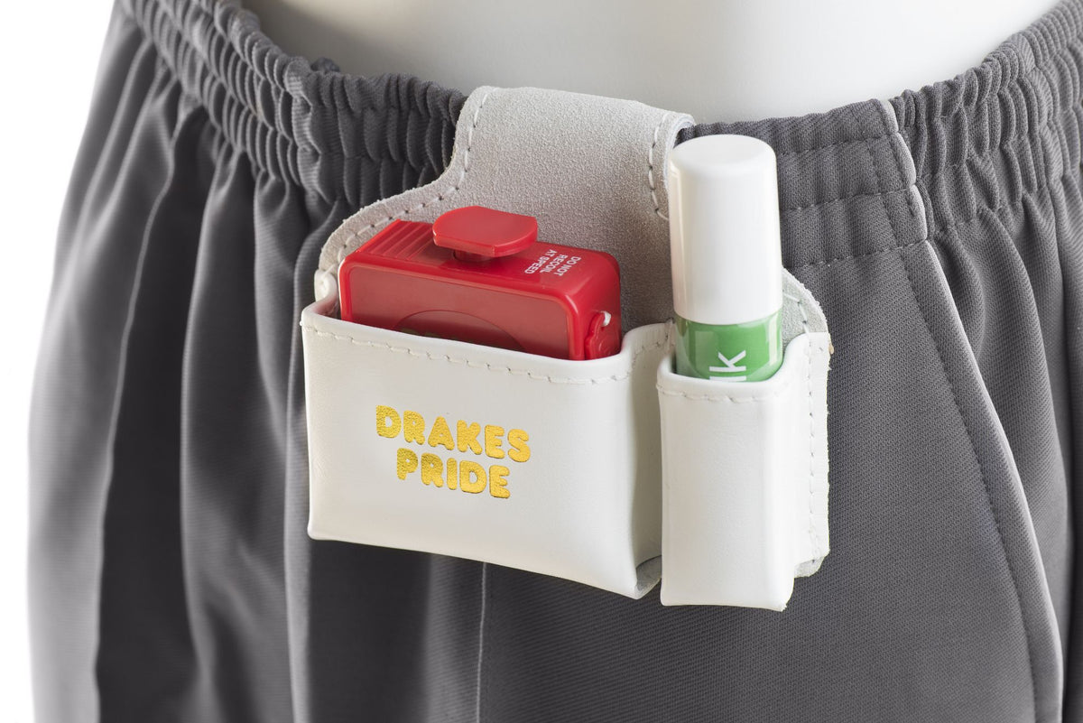 Drakes Pride Leather Bowls Accessory Pouch