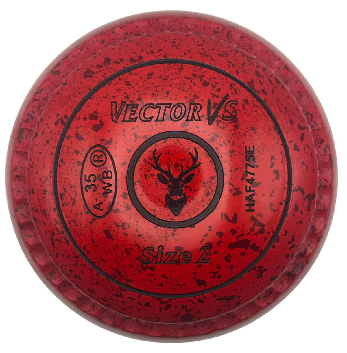 Taylor Vector Vs 2H Cherry Red Stag Emblem Xtreme Grip Front