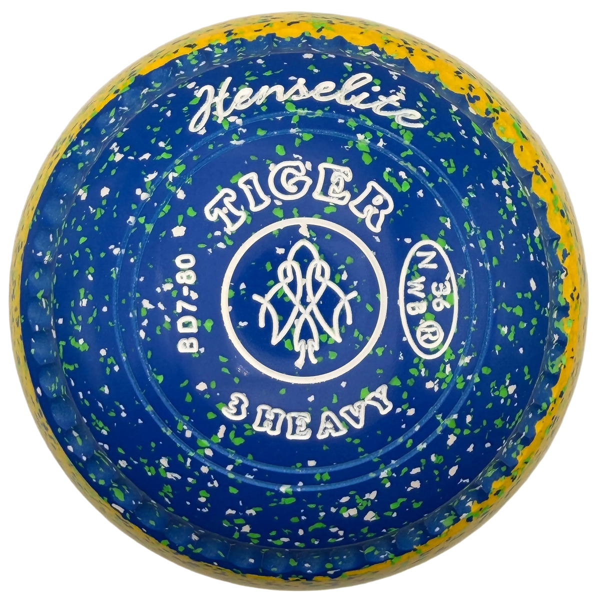 Henselite Tiger 3H Potters Exclusive Seaside Slice *Limited Edition* Geometric Fish Emblem