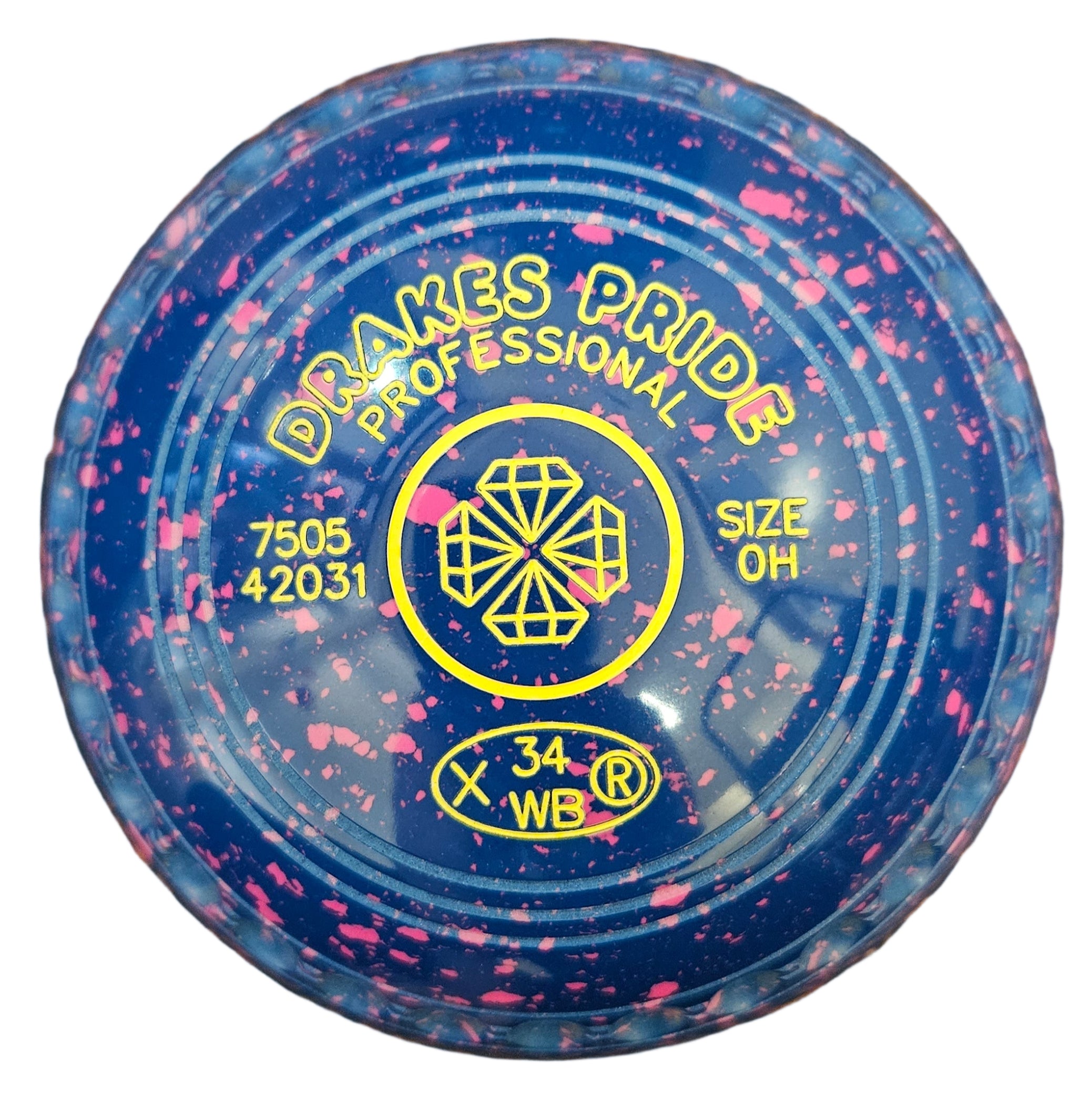 Drakes Pride Professional 0H Blue Pink Diamonds Emblem FRONT