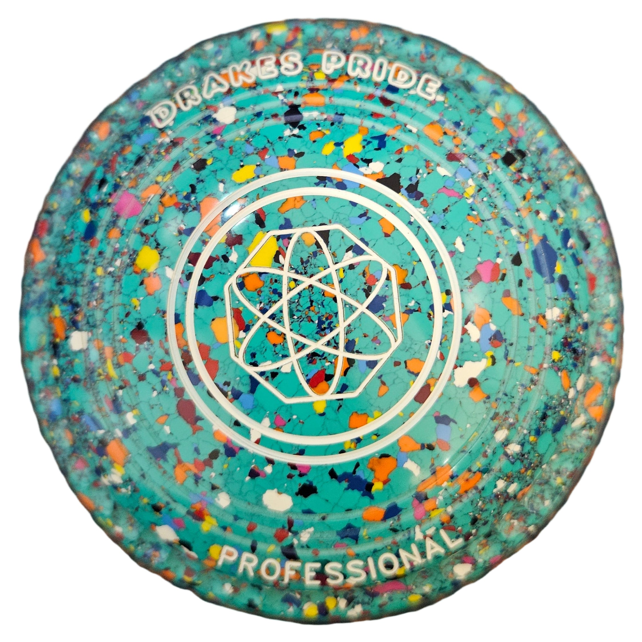 Drakes Pride Pro 50 0H Mint Harlequin Geometric Emblem BACK