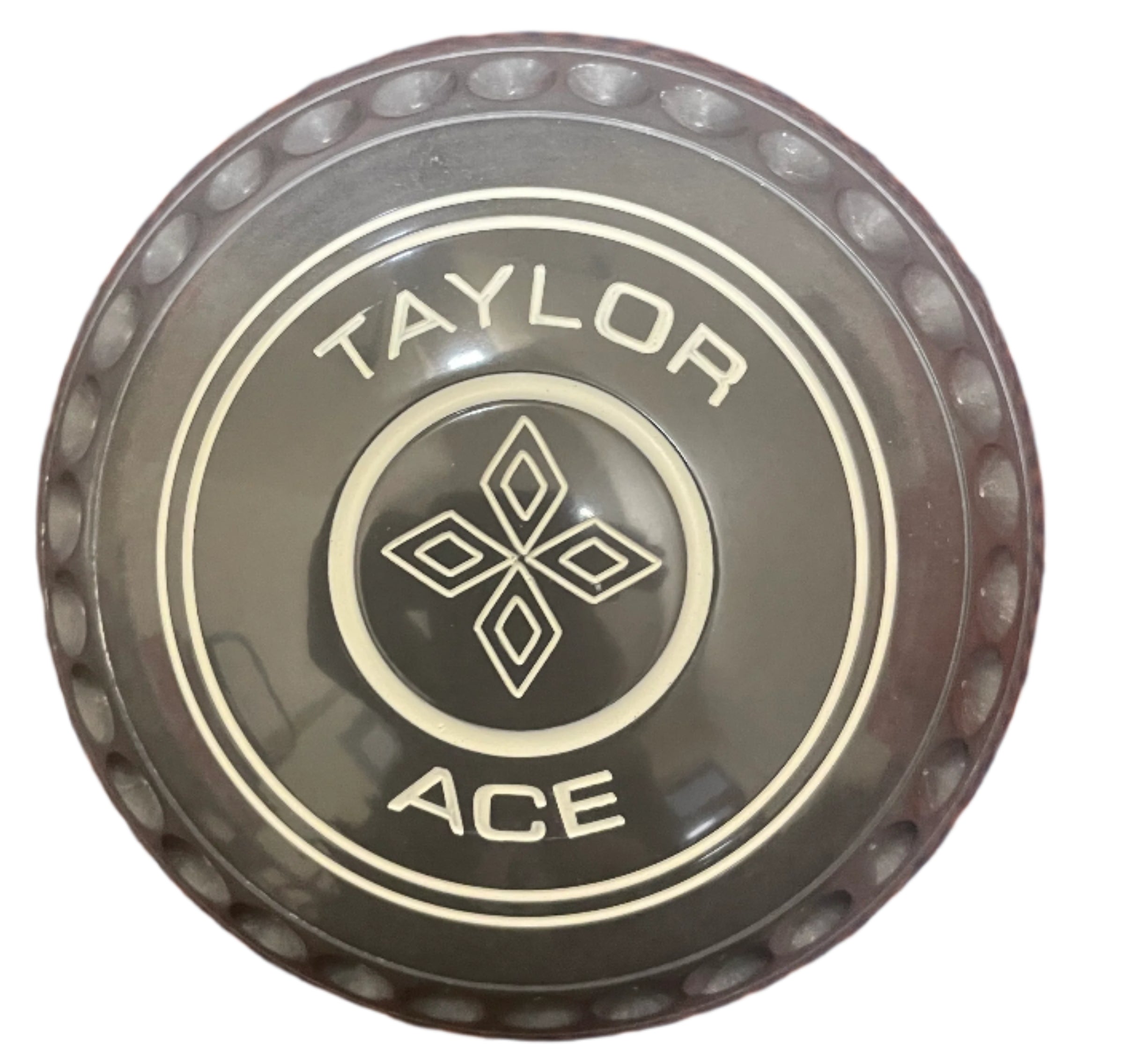 Taylor Ace 0H Grey Bowls with Geometric Emblem