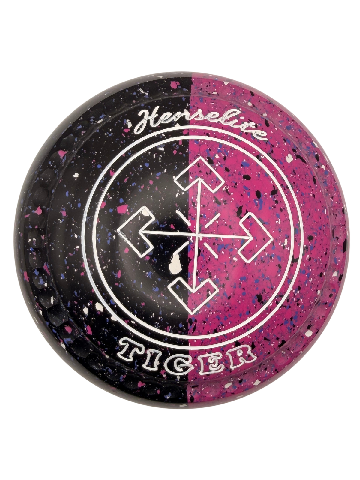Henselite Tiger 1H *Potters Exclusive Pink Phantom Duo Limited Edition* Arrows Emblem Back