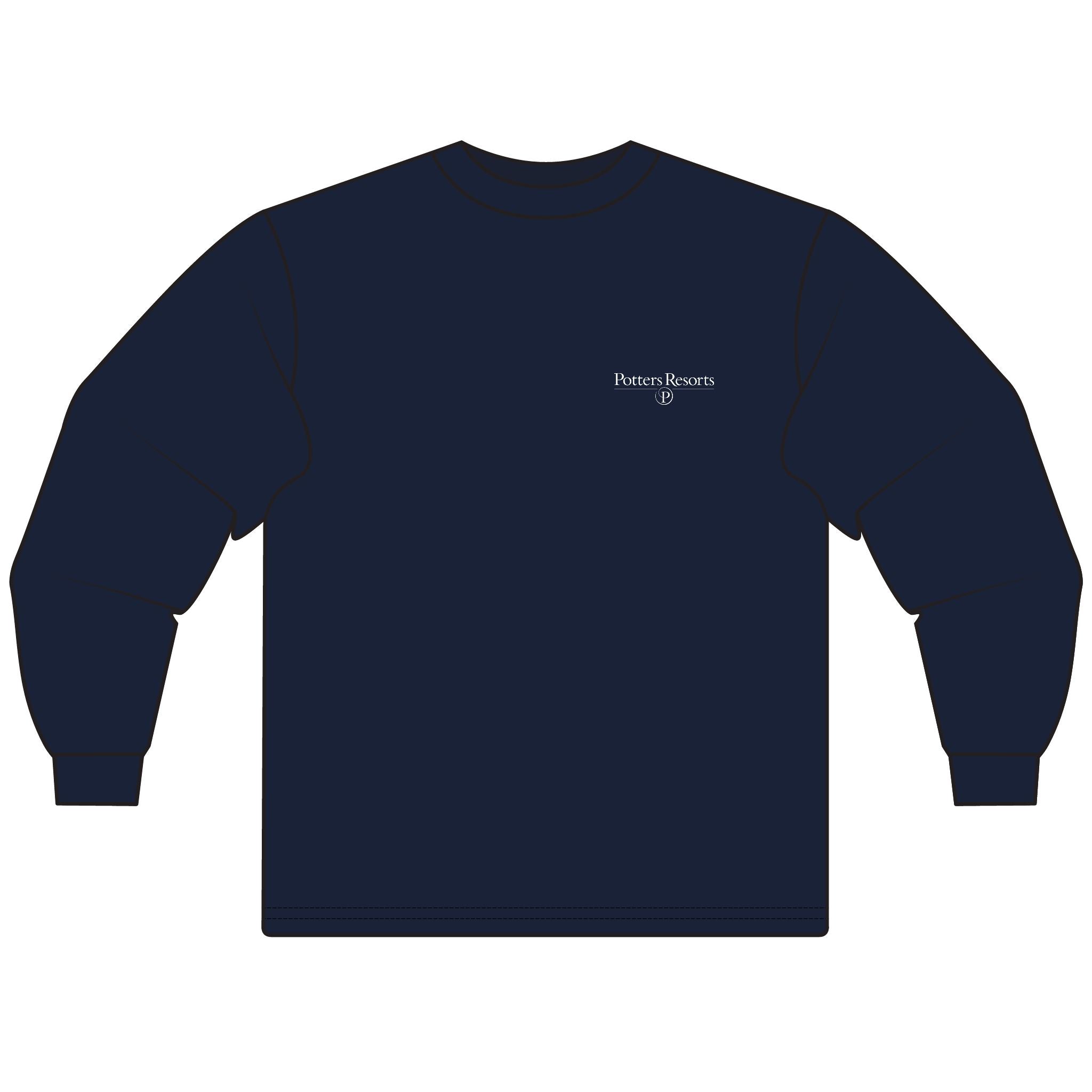 Potters Resorts Unisex Long Sleeve T-Shirt