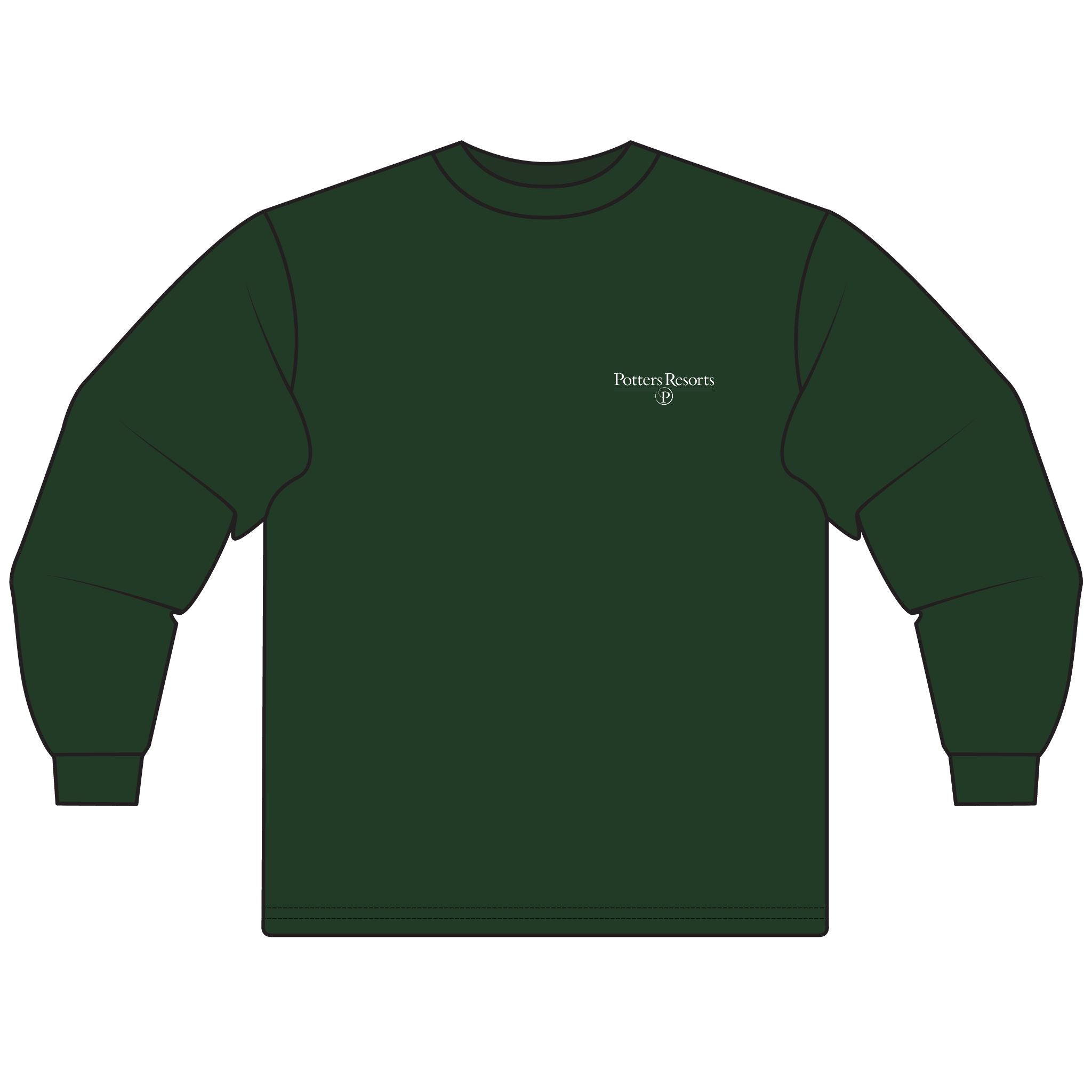 Potters Resorts Unisex Long Sleeve T-Shirt