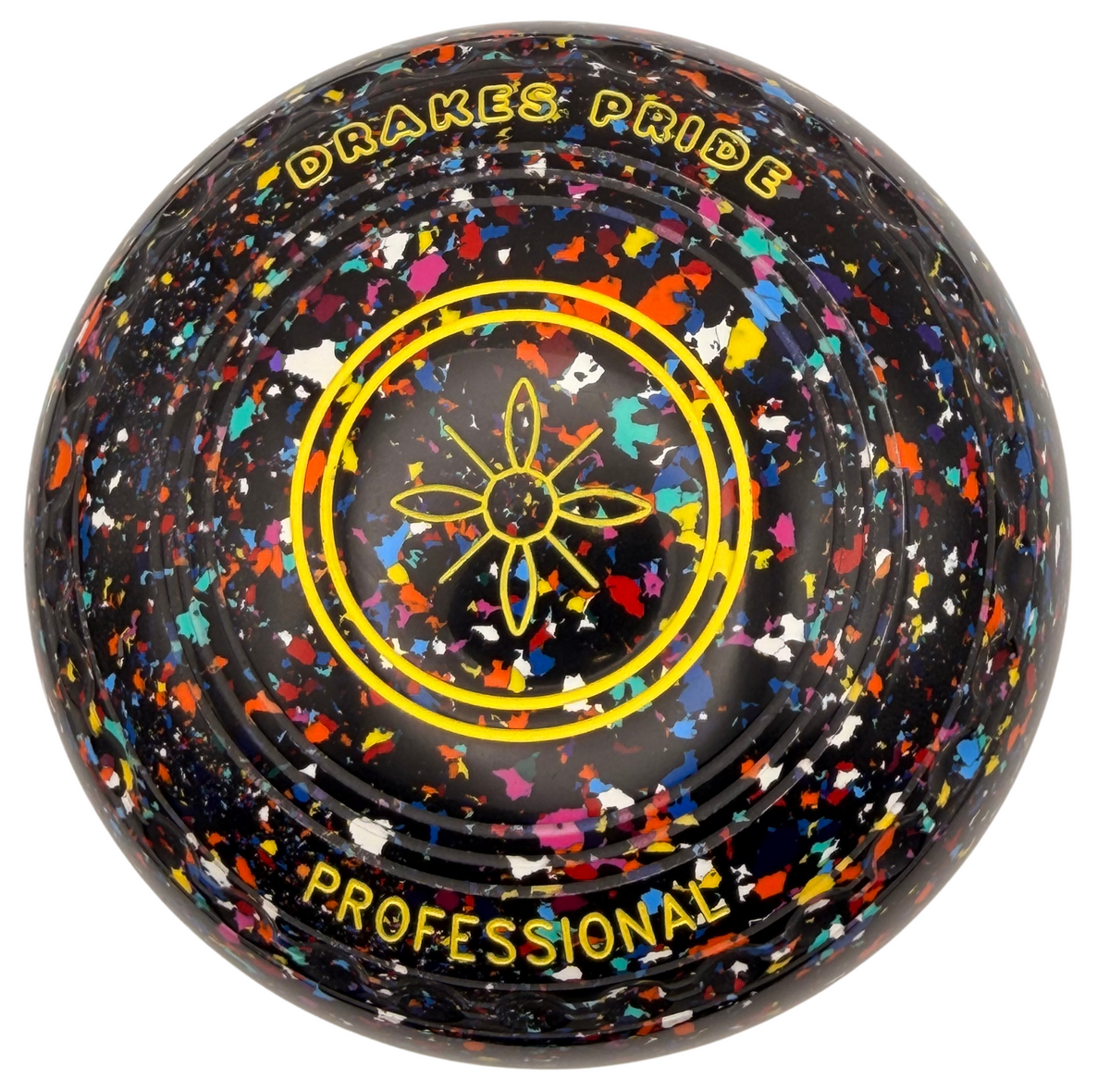 Drakes Pride Professional 2H Black Harlequin Geo Fan Emblem