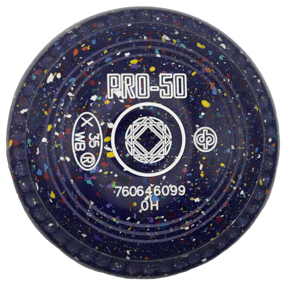 Drakes Pride Pro 50 0H Purple Harlequin Geo17 Emblem