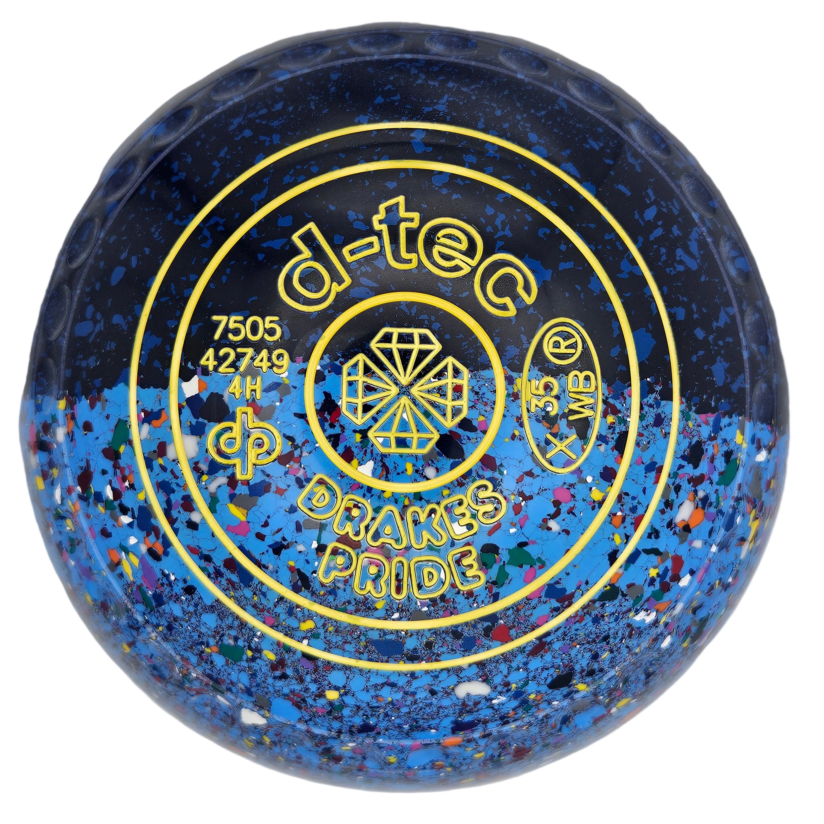 Drakes Pride D-Tec 4H Limited Edition Potters Exclusive Geometric Emblem Front