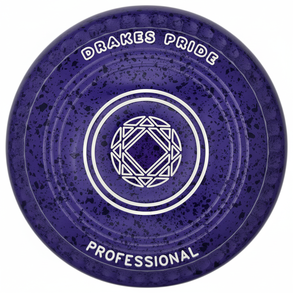 Drakes Pride Pro 50 2H Light Purple Purple Geometric Emblem (BACK)