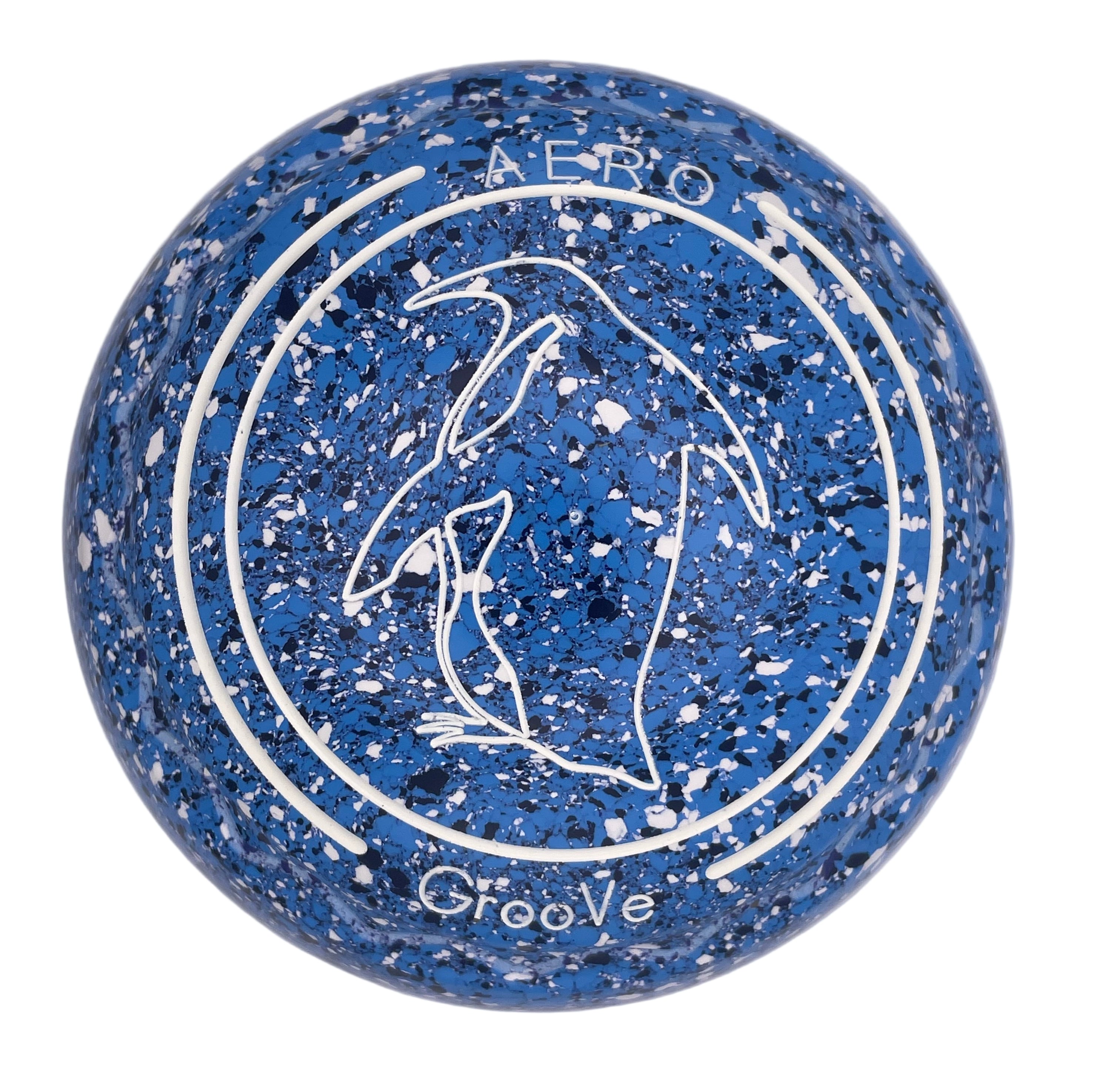 Aero Groove 2H Speckled Sharks Z-Scoop Penguin Emblem Front