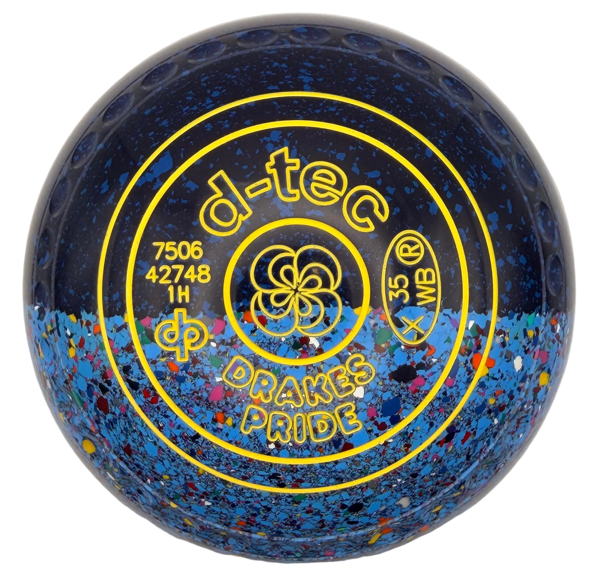 Drakes Pride D-Tec 1H Limited Edition Potters Exclusive Geometric Swirl Emblem Front