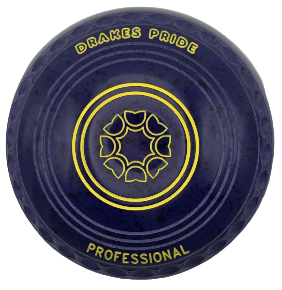 Drakes Pride Professional 000H Purple Blue Geometric Circle Emblem