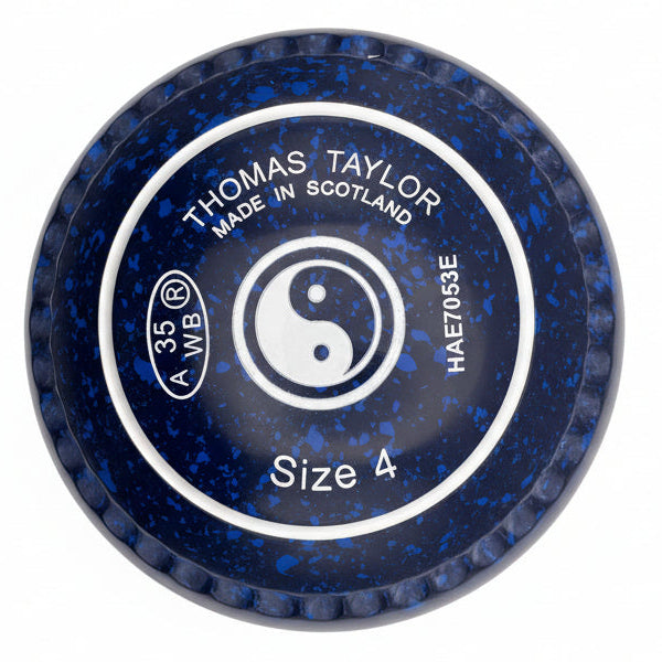 Taylor Ace 4H Blue Blue Ying Yang Emblem Xtreme Grip front