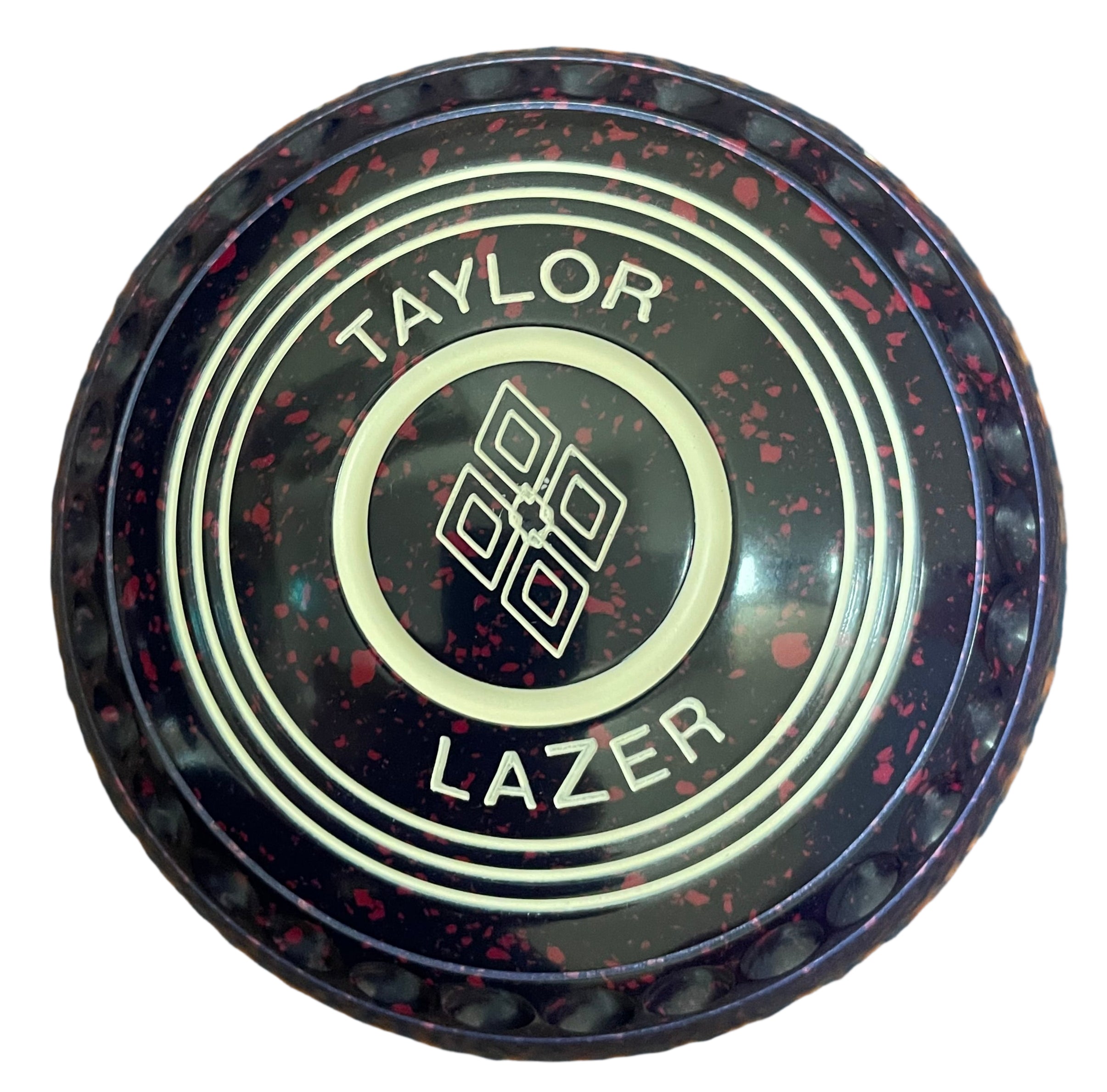 Taylor Lazer 1H Dark Blue Magenta Geometric Emblem Back