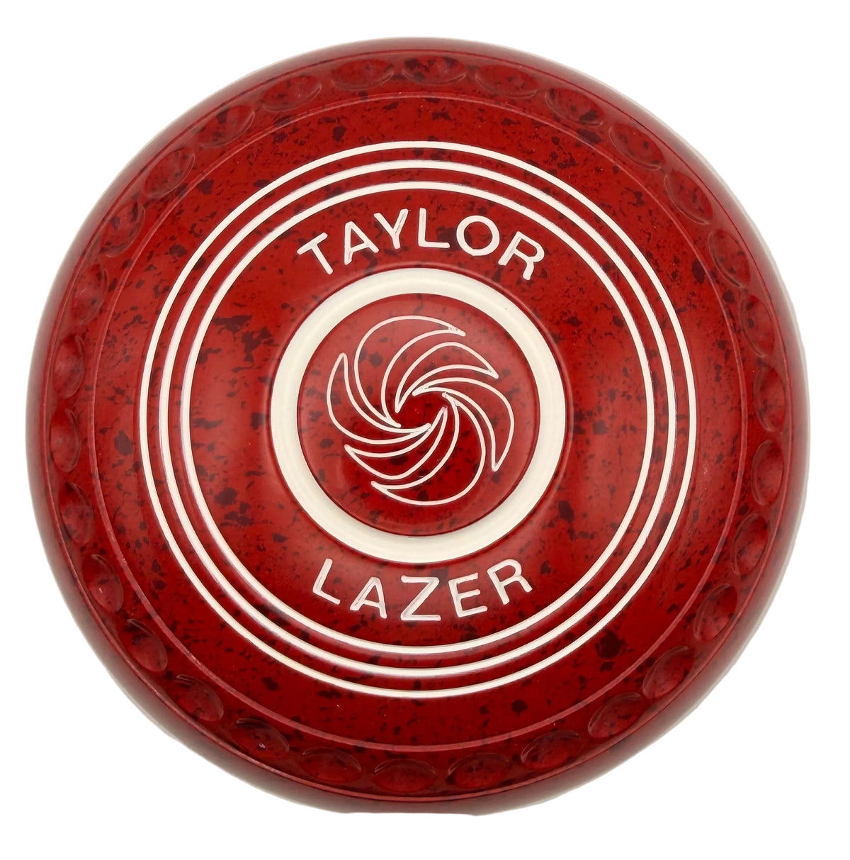 Taylor Lazer 1H Cherry Red Geometric Emblem Back