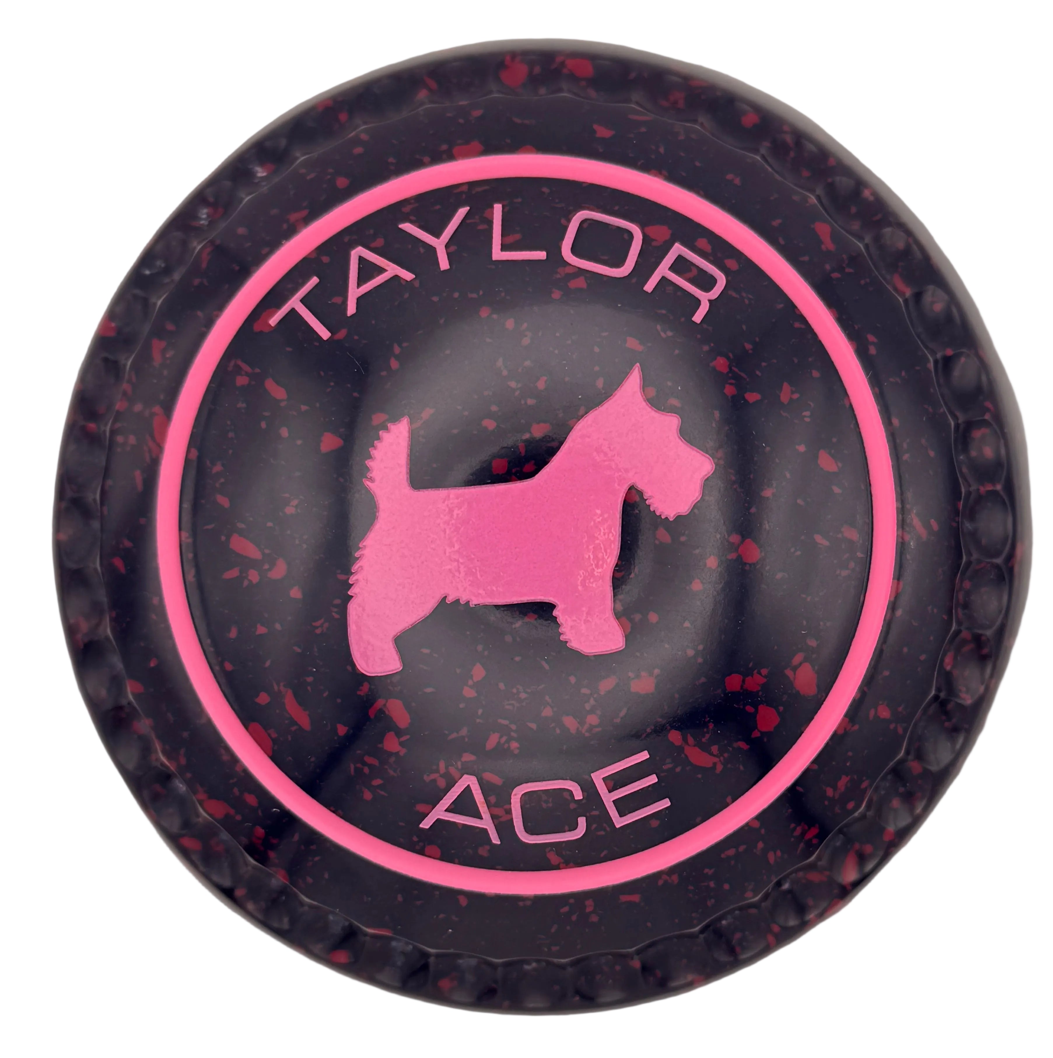 Taylor Ace 1H Black Grape Scotty Dog Emblem Xtreme Grip Back