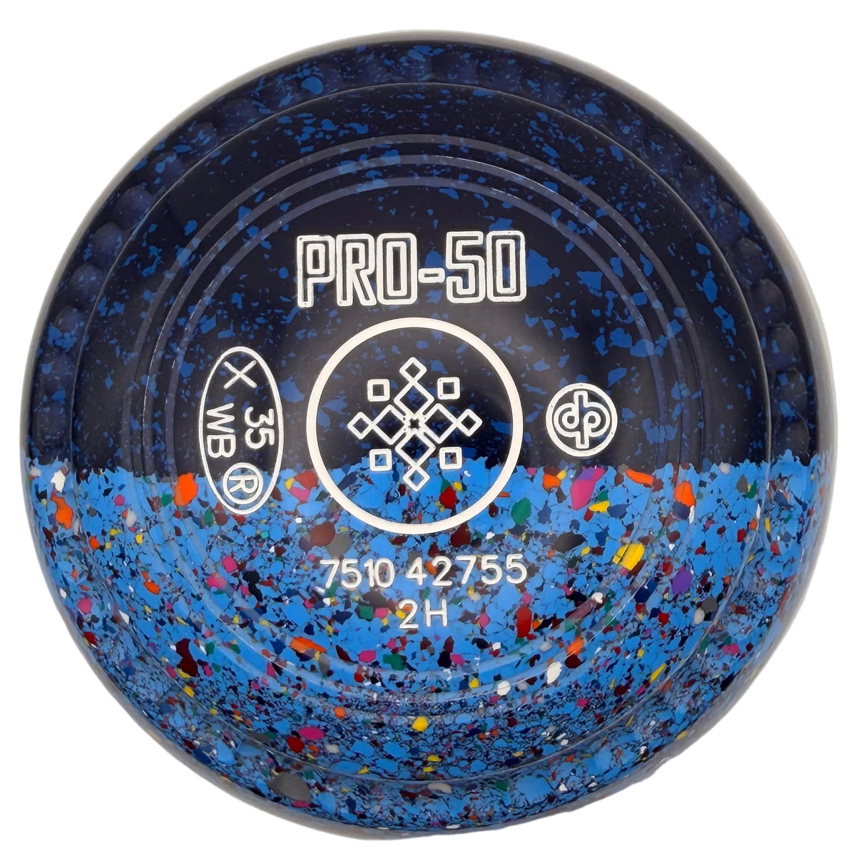 Drakes Pride Pro 50 2H Limited Edition Potters Exclusive Geometric Diamond Shape Emblem Front