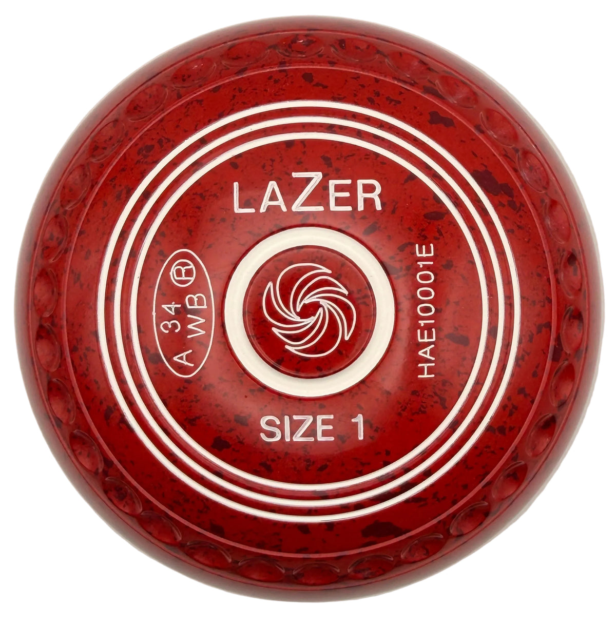 Taylor Lazer 1H Cherry Red Geometric Emblem Front