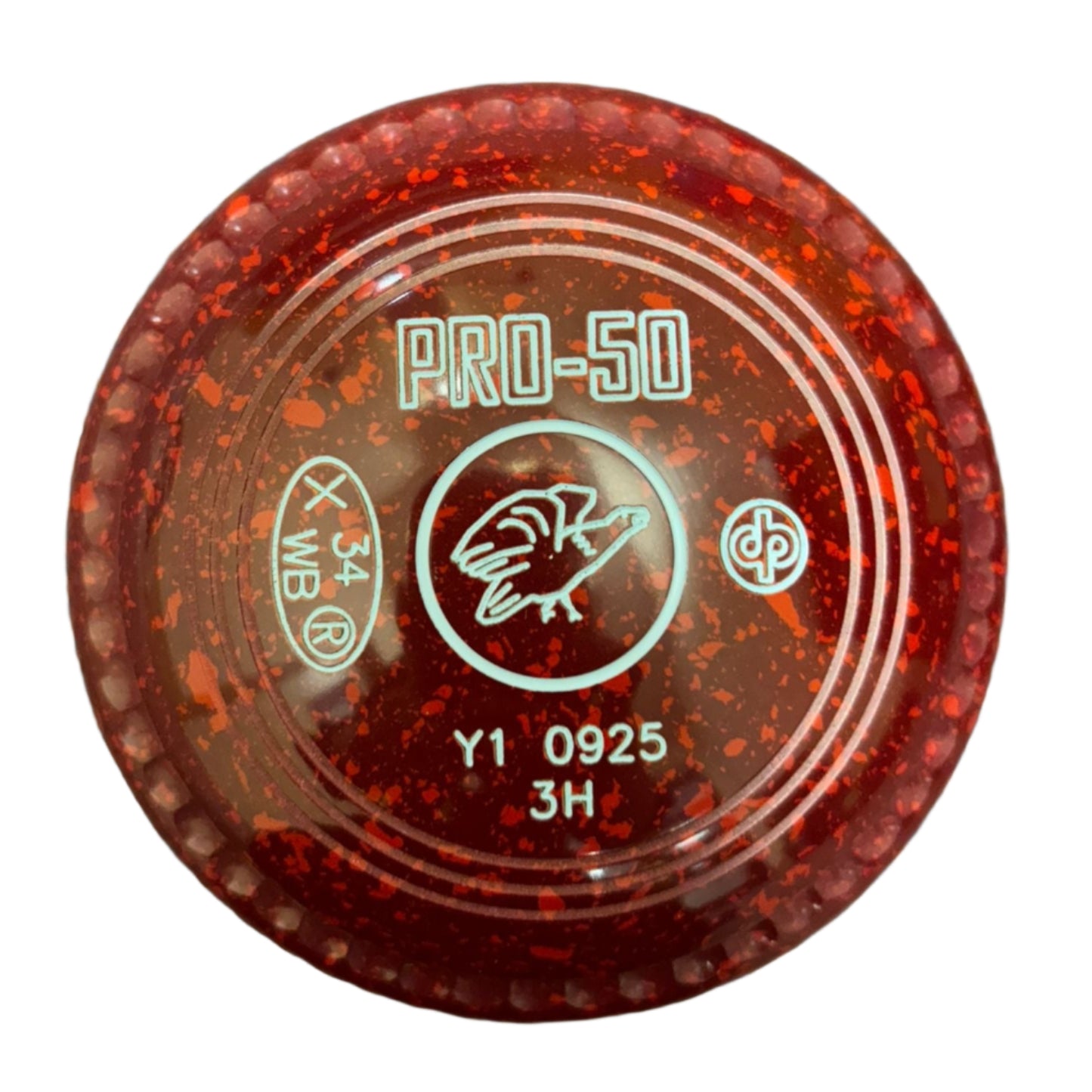 Drakes Pride Pro 50 3H Maroon Red Bird Emblem FRONT