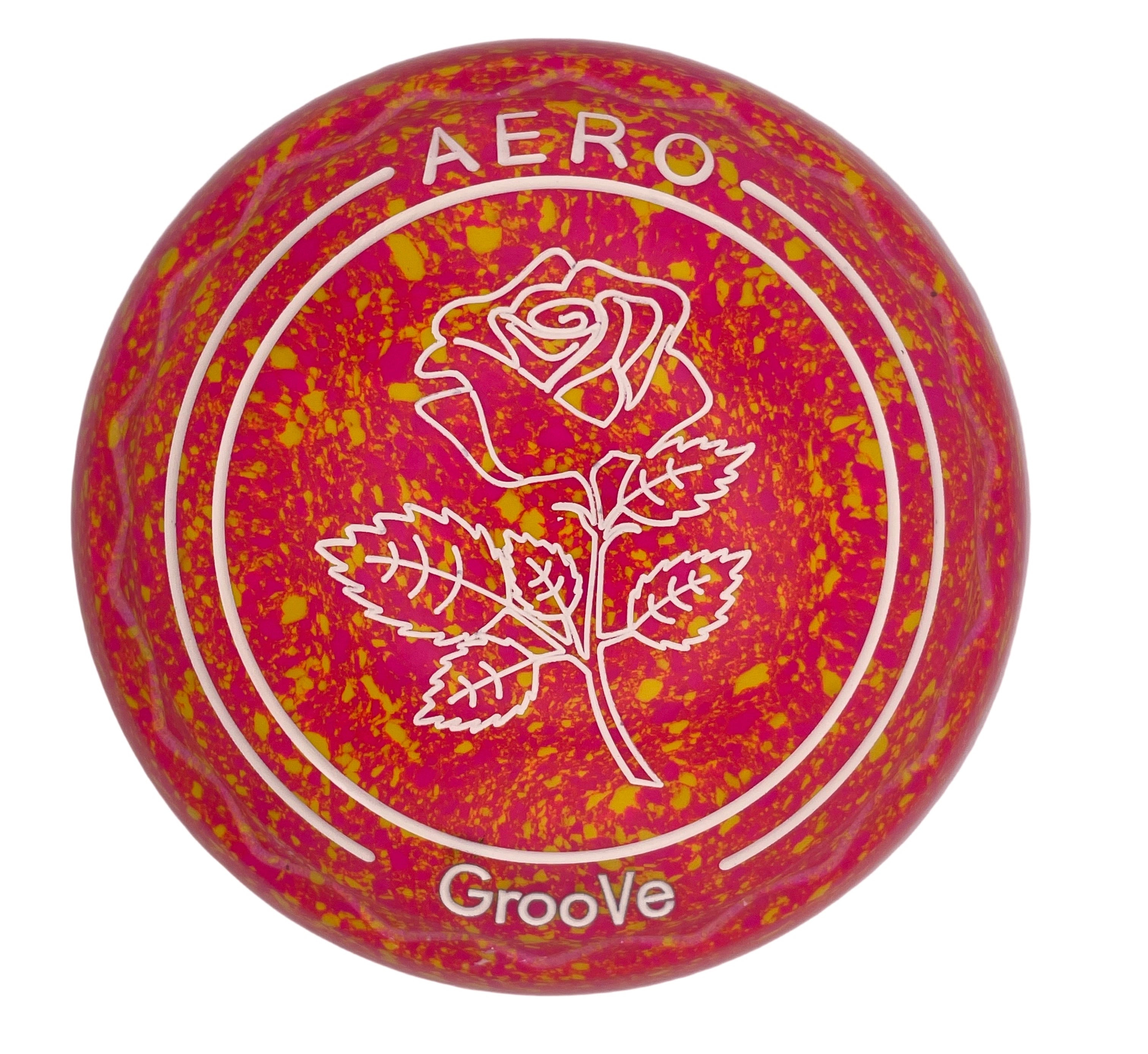 Aero Groove 1H Speckled Tequila Z-Scoop Rose Emblem Front