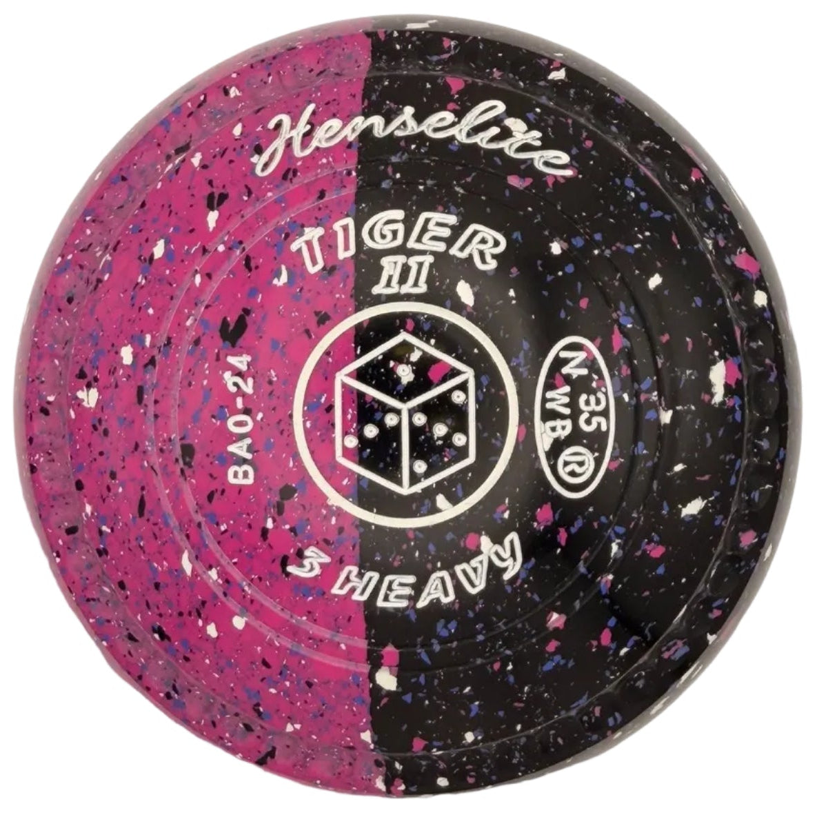 Henselite Tiger II 3H *Potters Exclusive Pink Phantom Duo Limited Edition* Dice Emblem FRONT