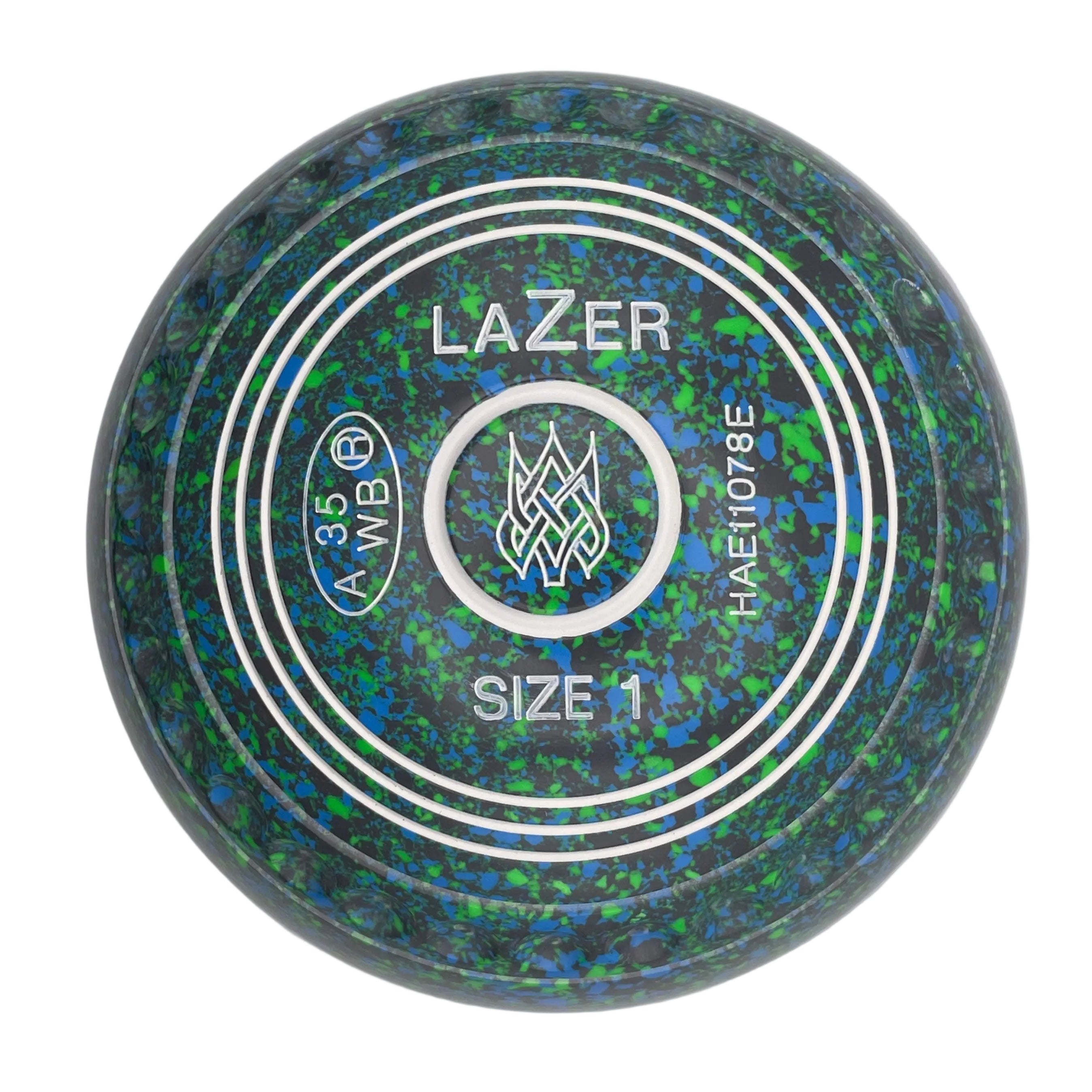 Taylor Lazer 1H Iced Lime Knotted Diamond Emblem Front