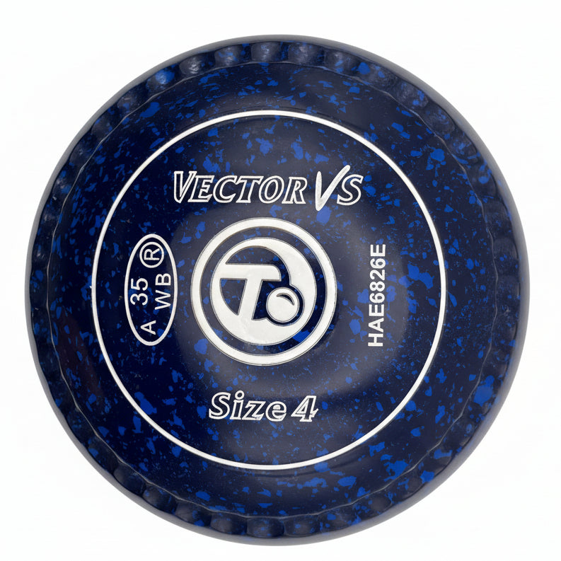 Taylor Vector Vs 4H Blue Blue Taylor T Emblem Xtreme Grip Front