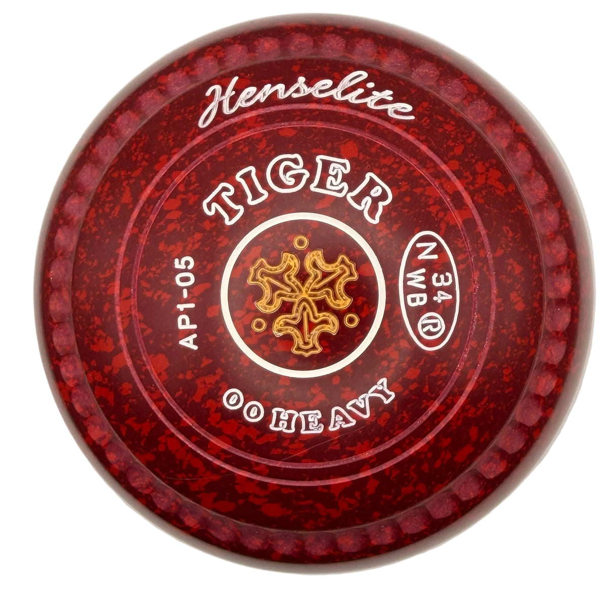 Henselite Tiger 00H Ruby Rich Geometric Emblem Front