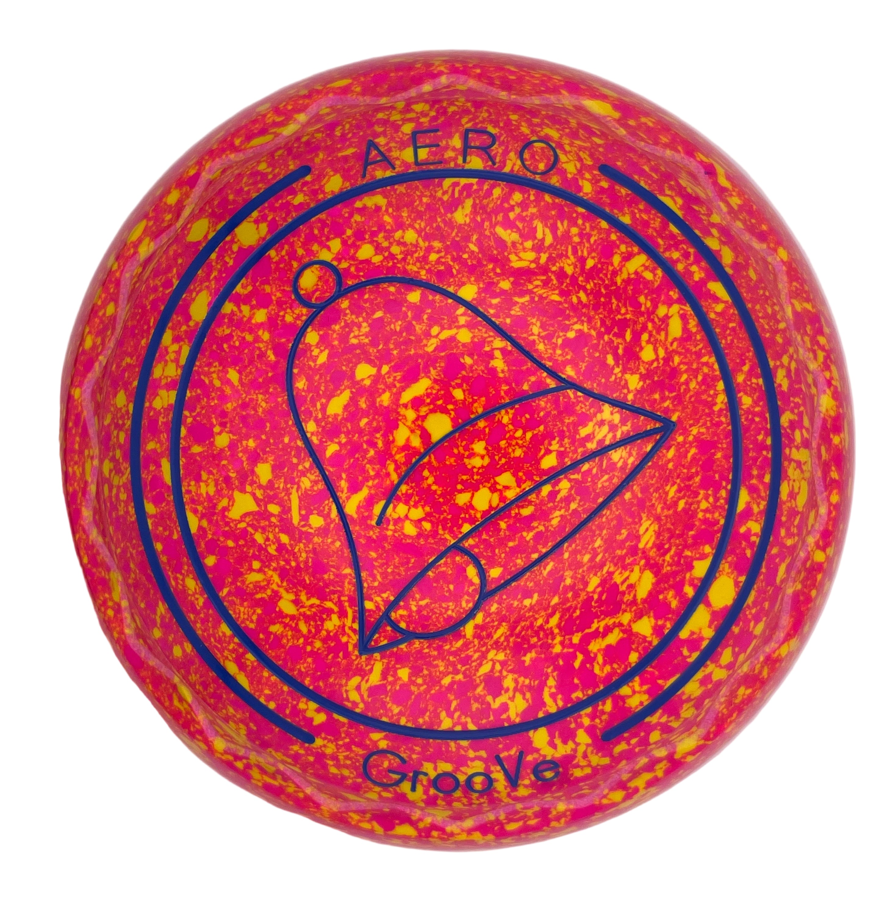 Aero Groove 2H Speckled Tequila Z-Scoop Bell Emblem Front