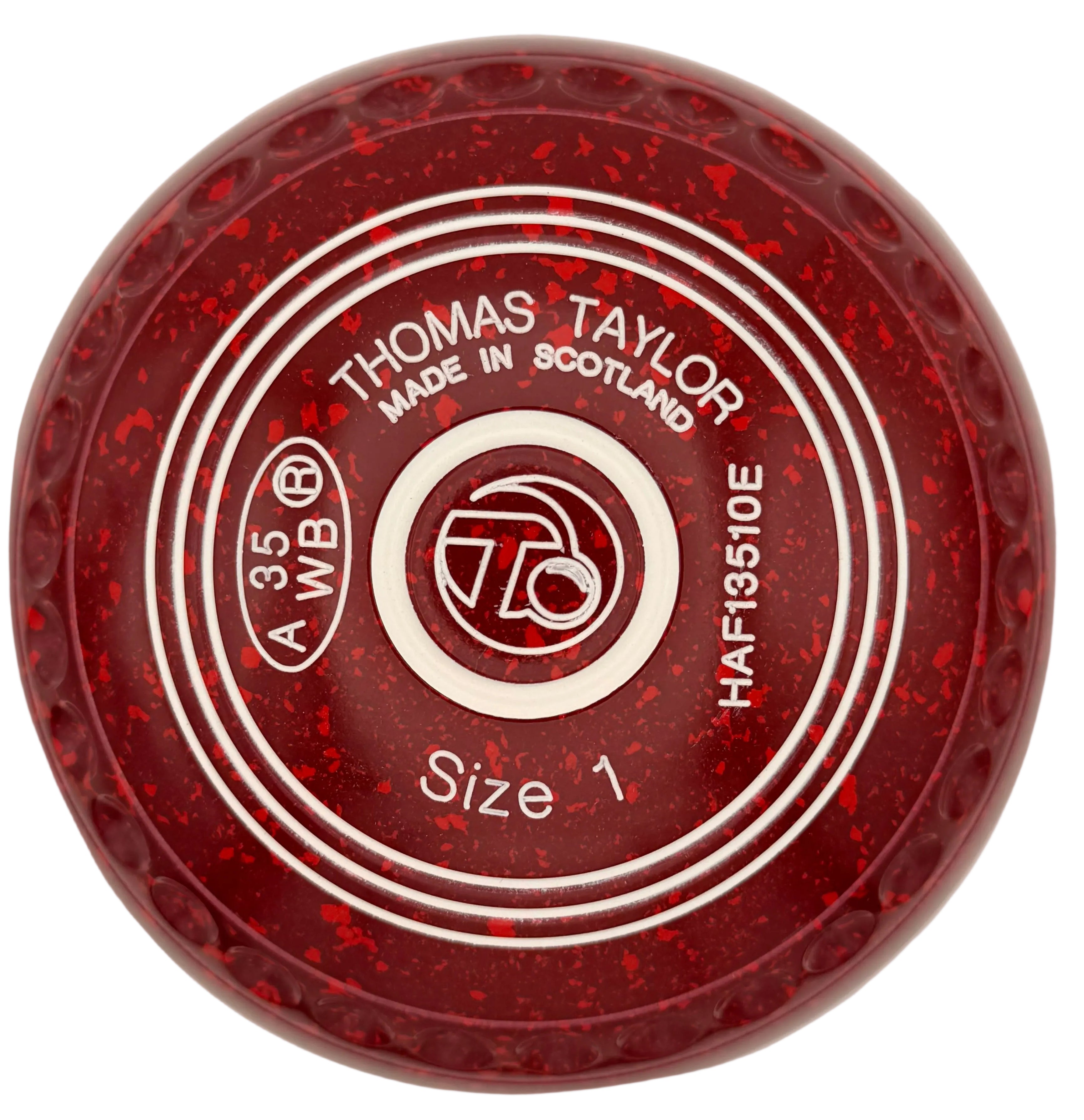 Taylor Ace 1H Red Velvet Taylor Logo Front