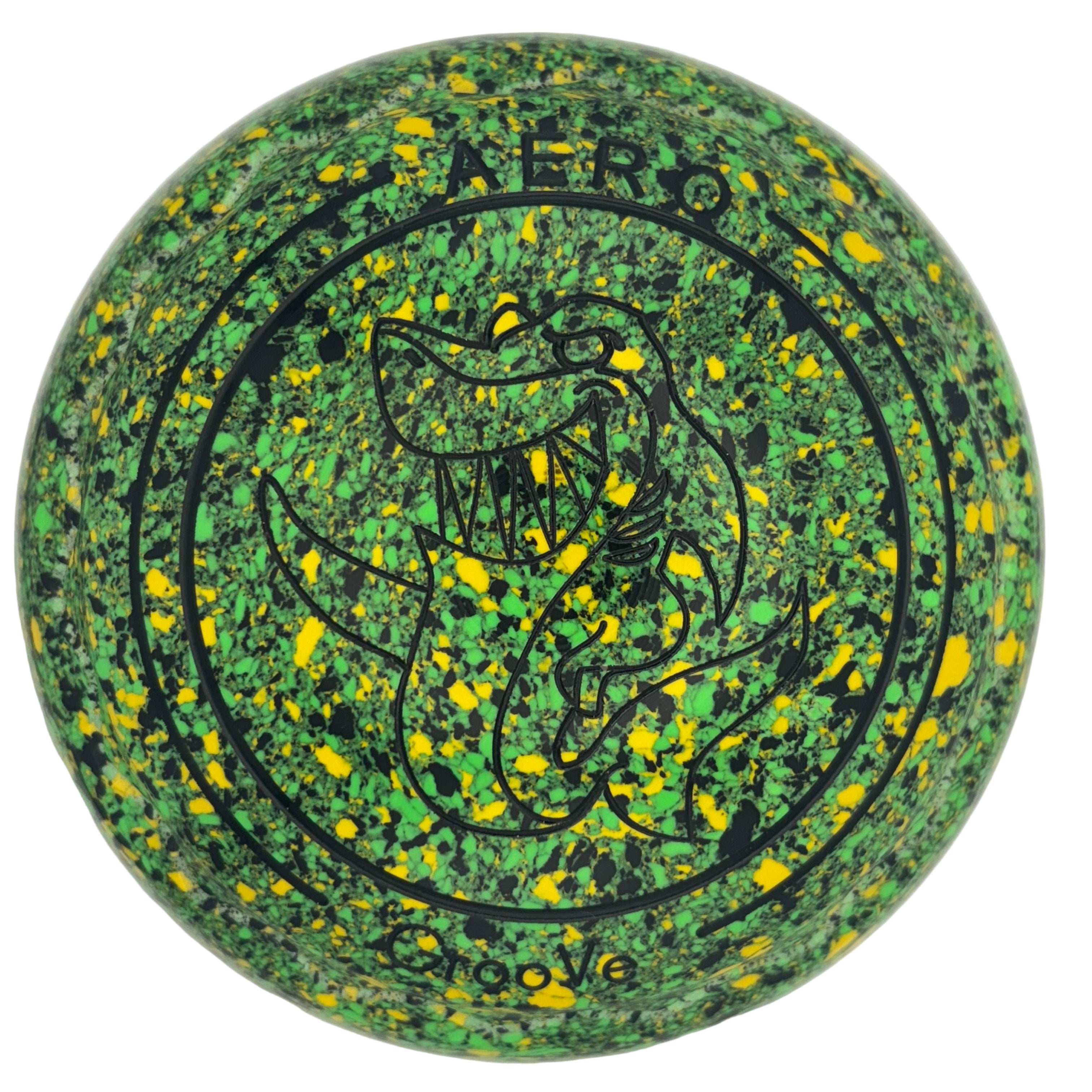 Aero Groove 3H Speckled Jungle Z-Scoop Shark Emblem Front