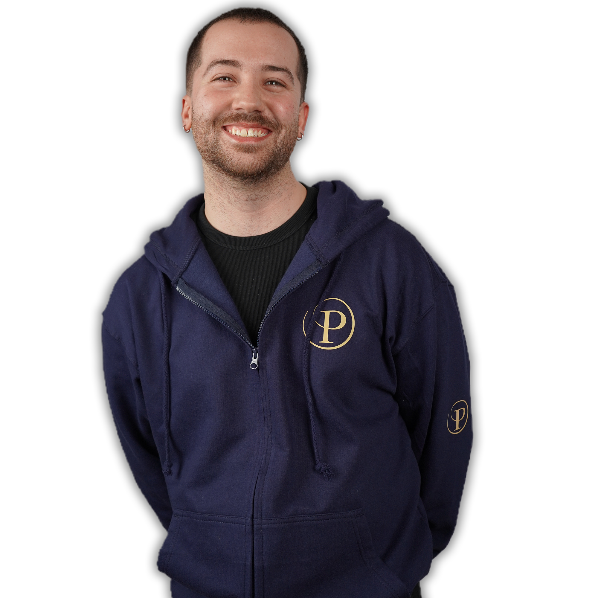 Adults Limited Edition Gold Potters P Unisex Zip-Up Hoodie