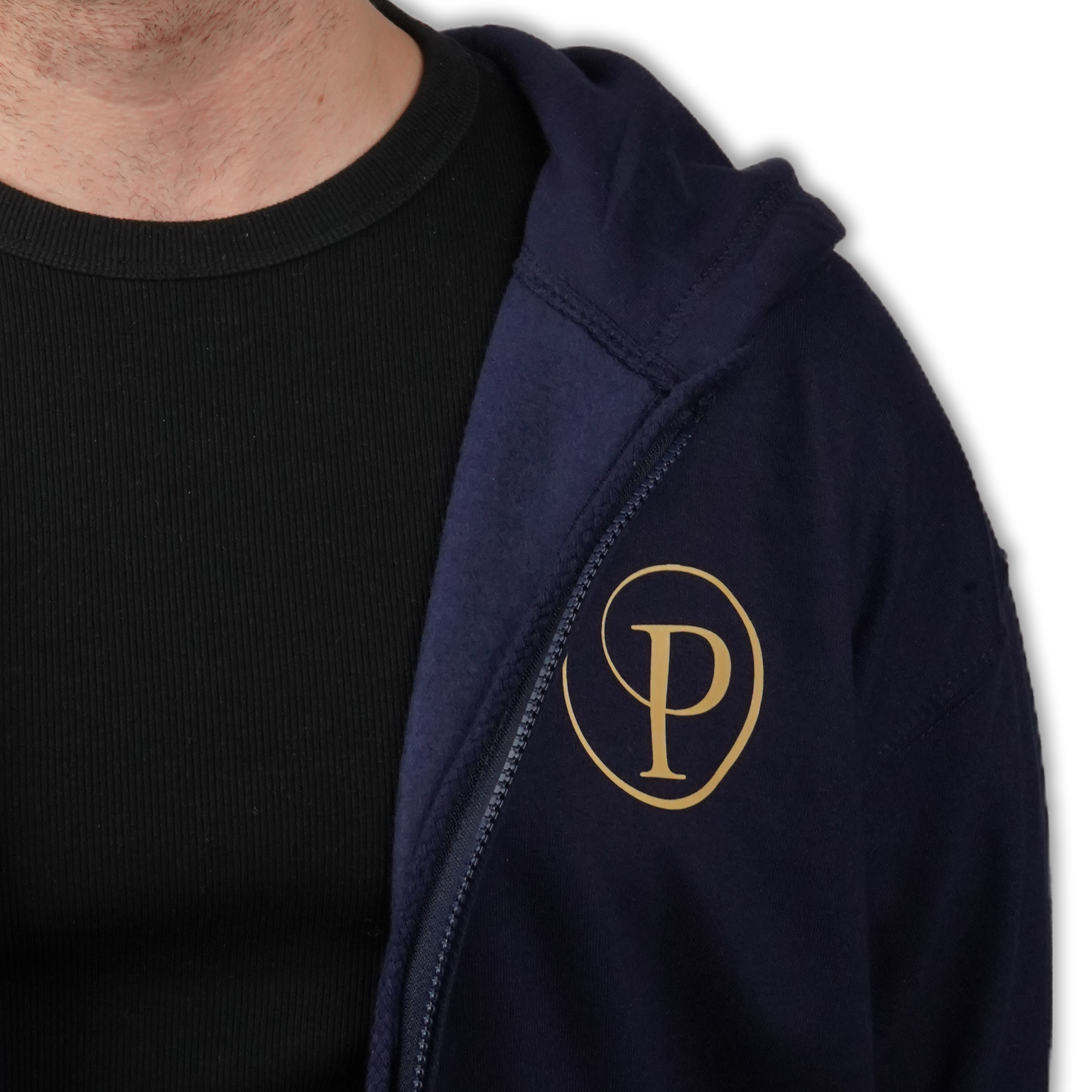 Adults Limited Edition Gold Potters P Unisex Zip-Up Hoodie