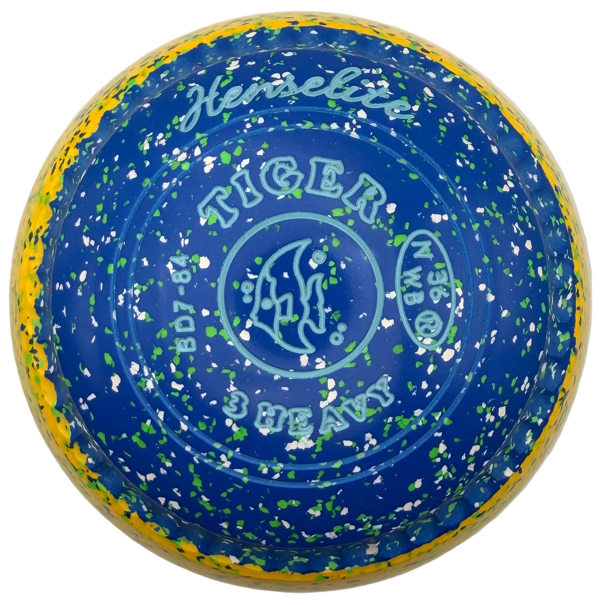 Henselite Tiger 3H Potters Exclusive Seaside Slice *Limited Edition* Fish and Bubbles Emblem