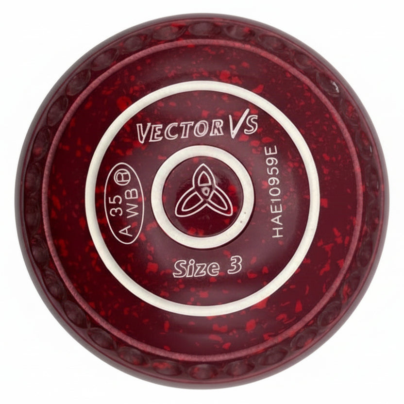 Taylor Vector Vs 3H Maroon Red Tri - Knot Emblem Front