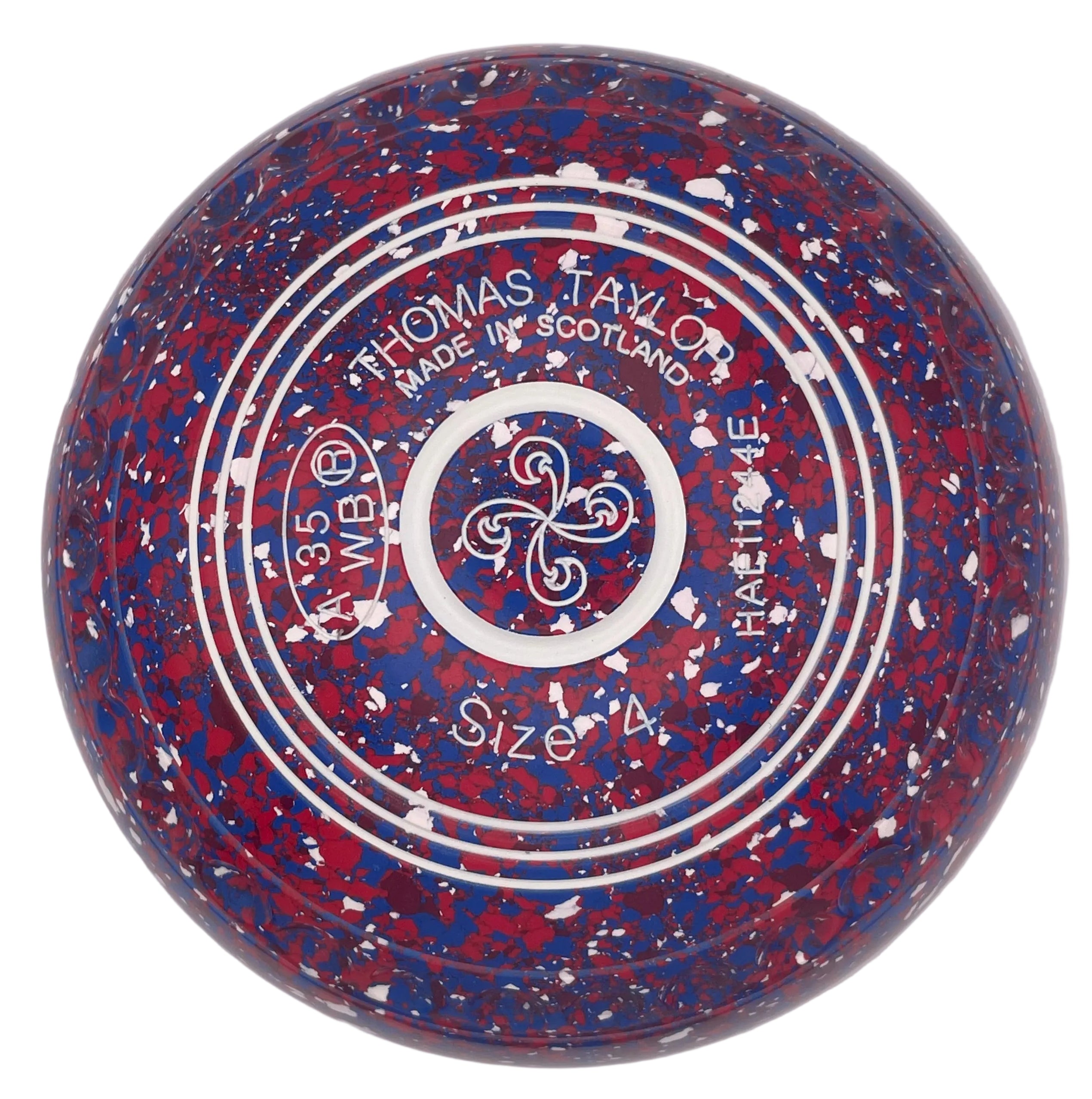 Taylor Ace 4H Red White Blue Geo 5 Emblem Front