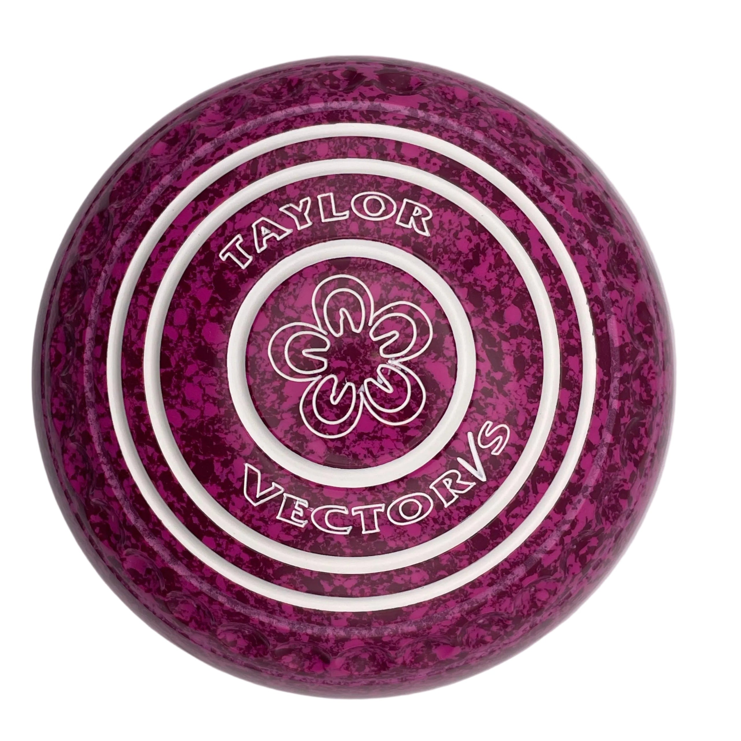 Taylor Vector Vs 00H Raspberry Ripple Flower 2 Emblem Back
