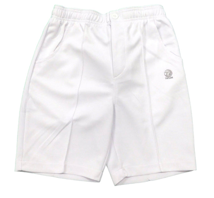 Taylor ladies sports shorts in lightweight breathable fabric WHITE