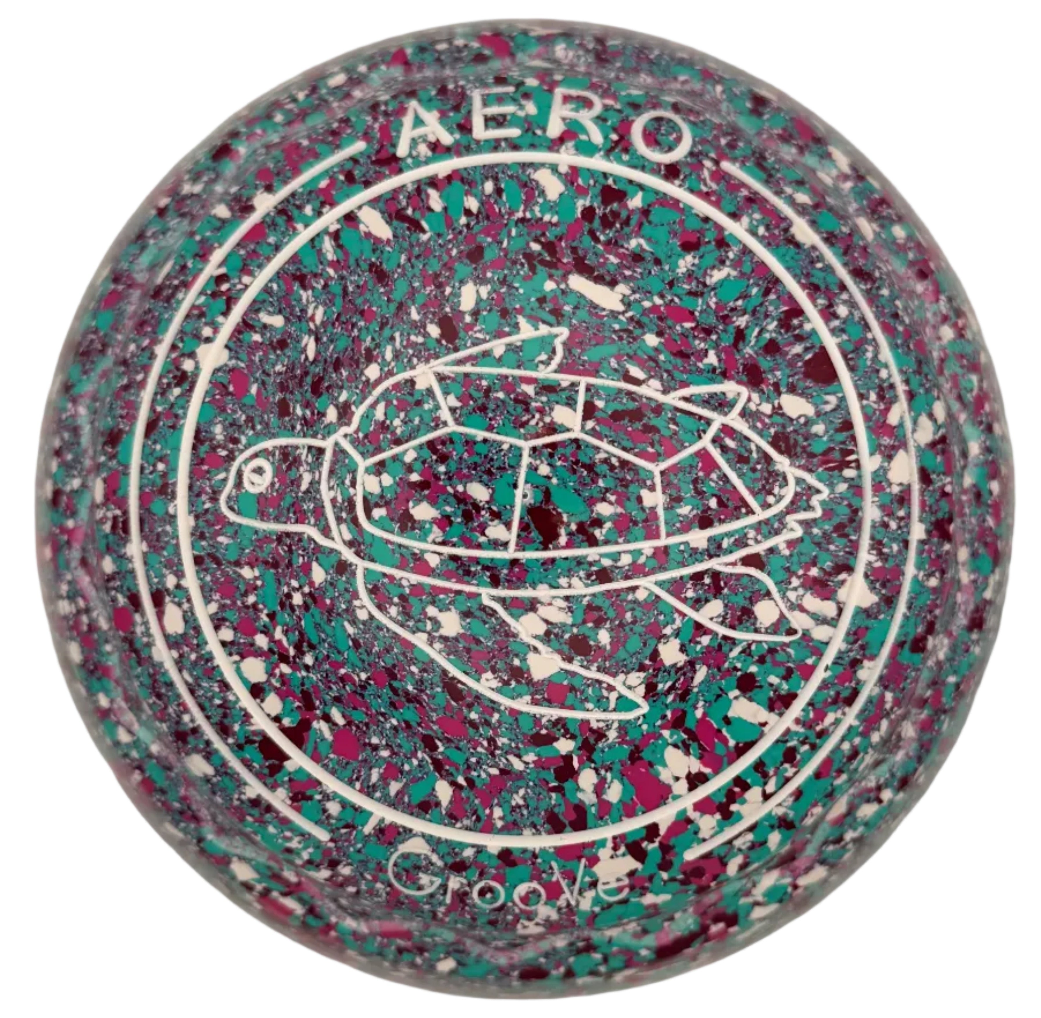 Aero Groove 1H Confetti Turtle Emblem Z-Scoop front