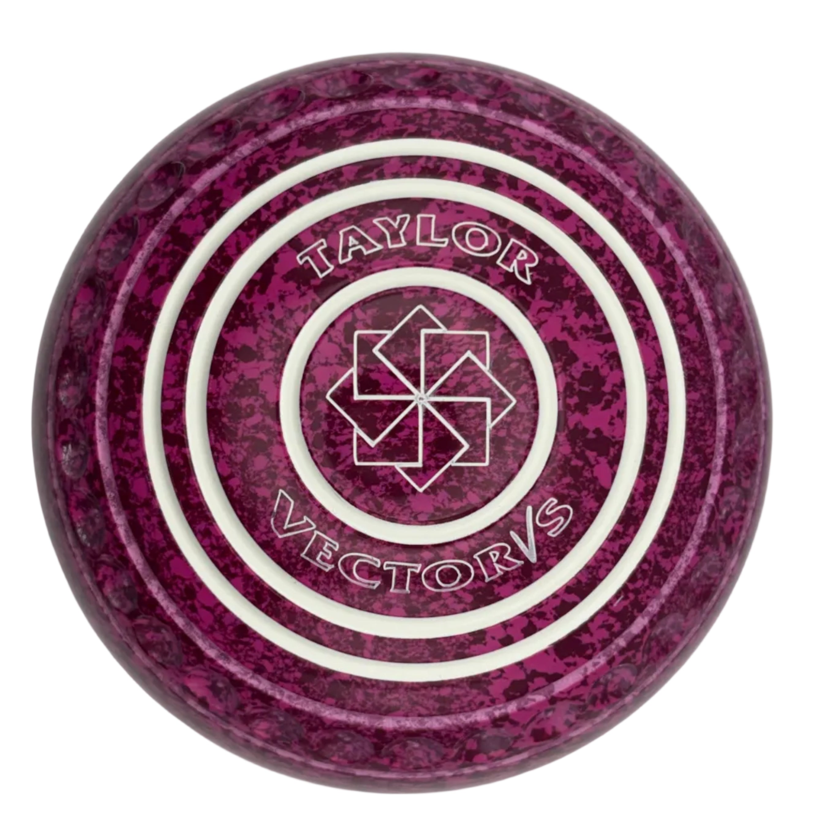 Taylor Vector Vs 2H Raspberry Ripple Geometric Square Emblem