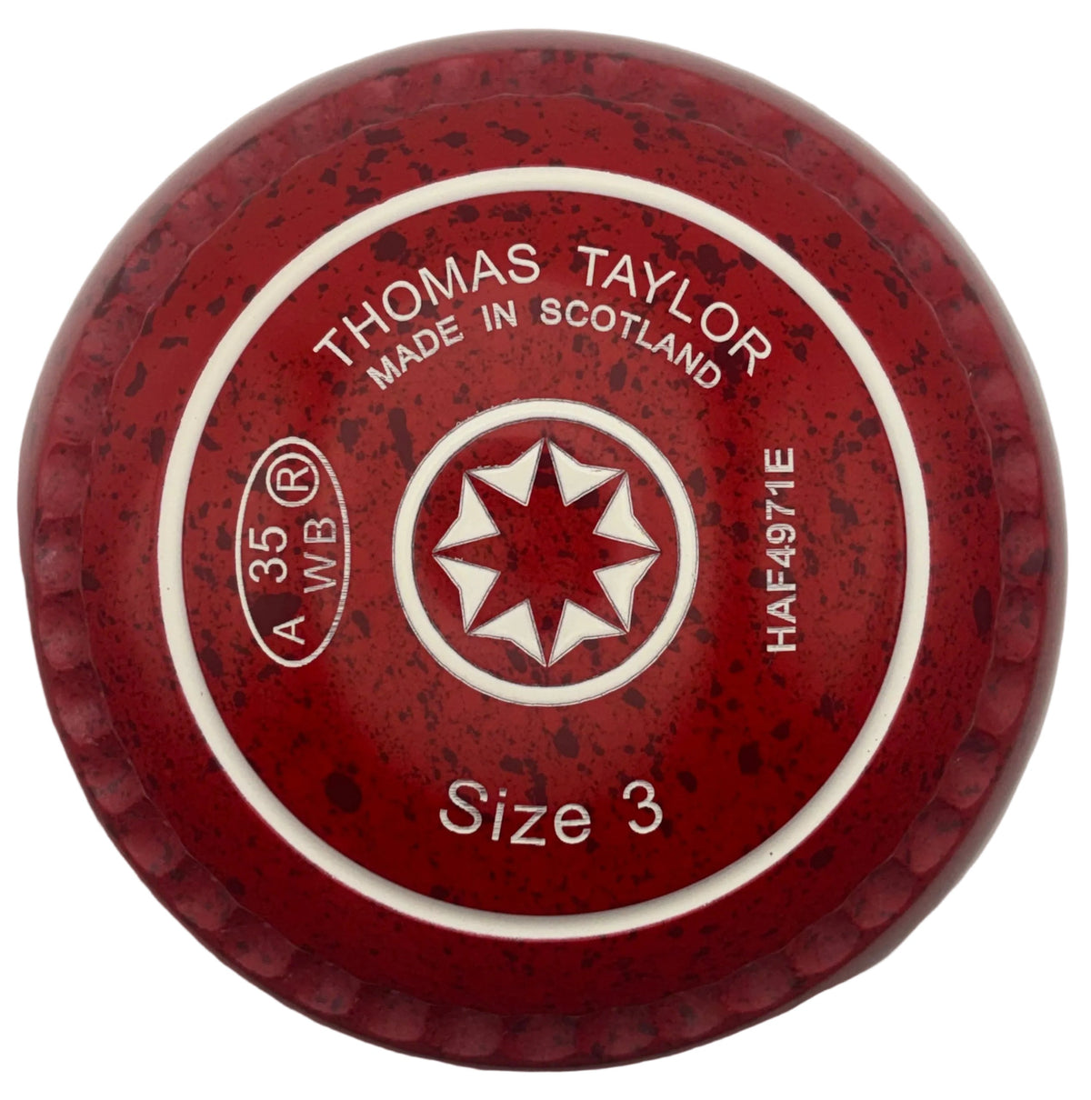 Taylor Ace 3H Cherry Red Geometric Emblem Xtreme Grip