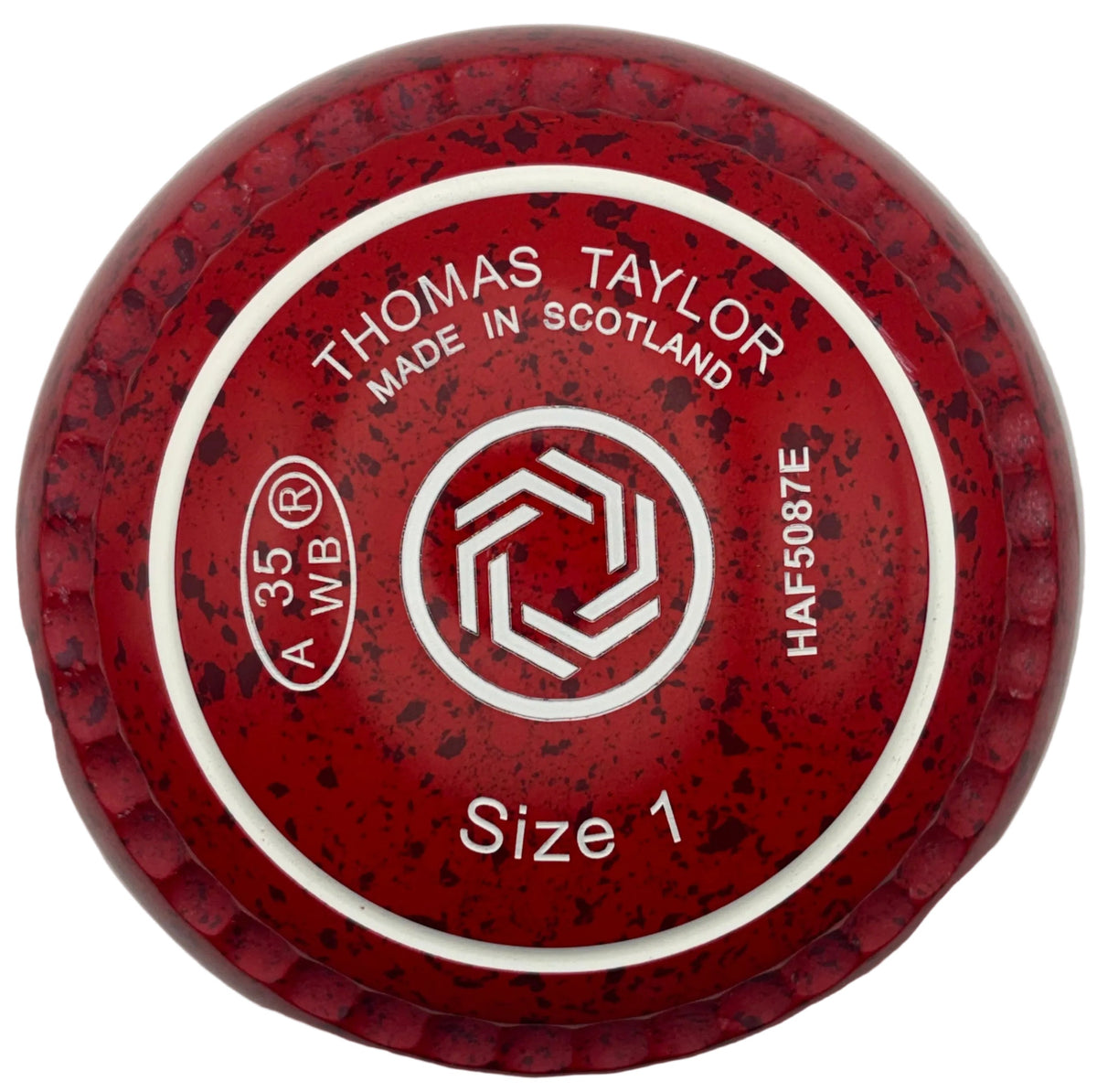 Taylor Ace 1H Cherry Red Geometric Hexagon Emblem Xtreme Grip