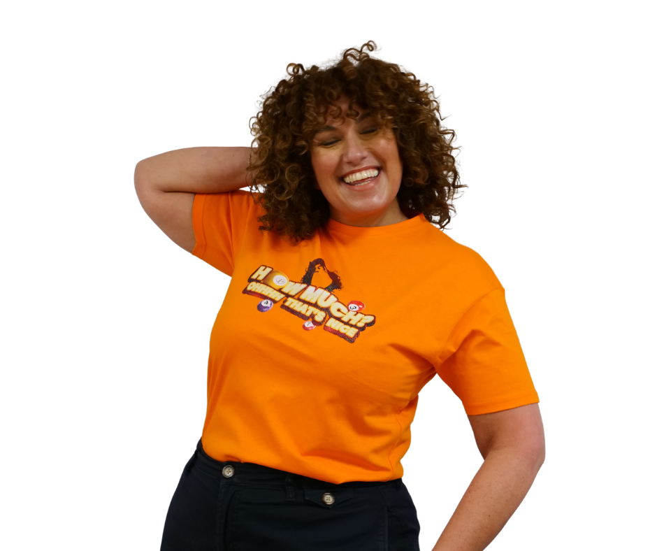 Potters Resorts “How Much? Ohhhh That’s Nice” Glitter T-Shirt – Jo B’s Signature Tee