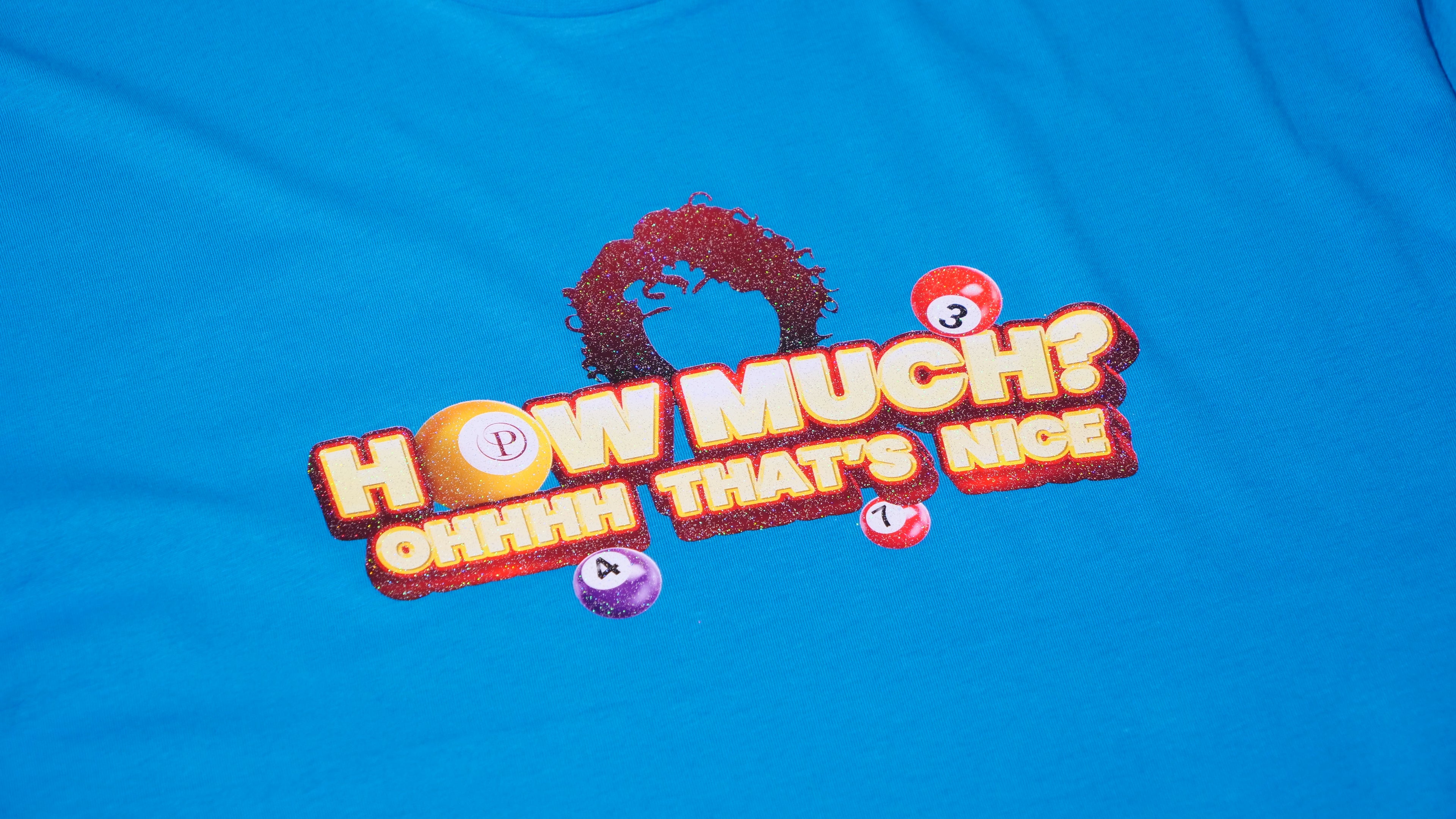 Potters Resorts “How Much? Ohhhh That’s Nice” Glitter T-Shirt – Jo B’s Signature Tee