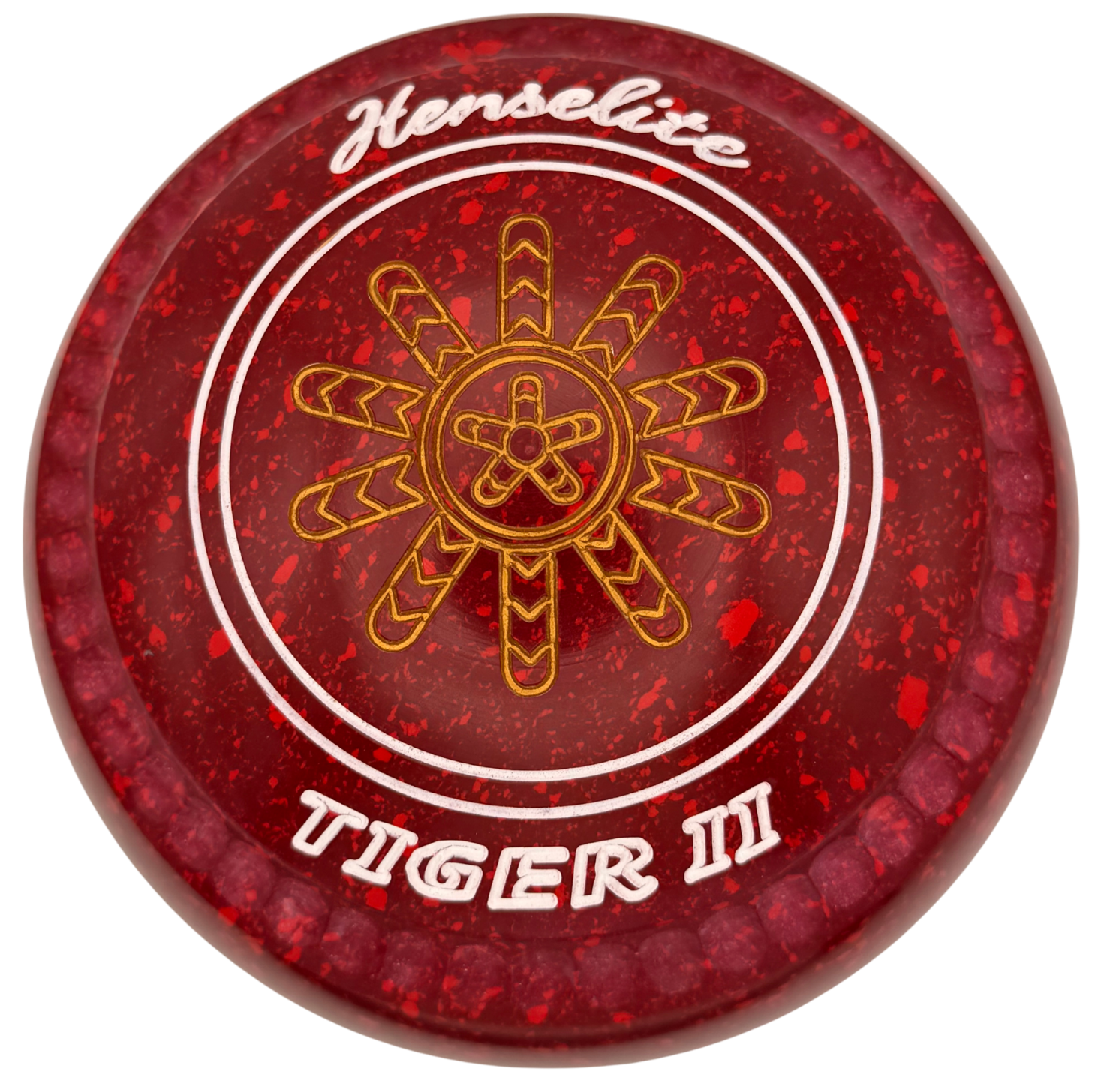 Henselite Tiger II 2H Ruby Rich Geometric Star Emblem back