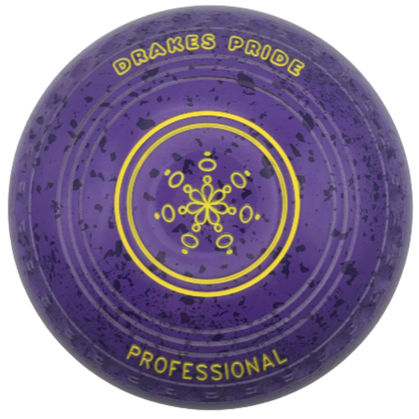 Drakes Pride Professional 00H Lilac Purple Geometric Star Emblem back