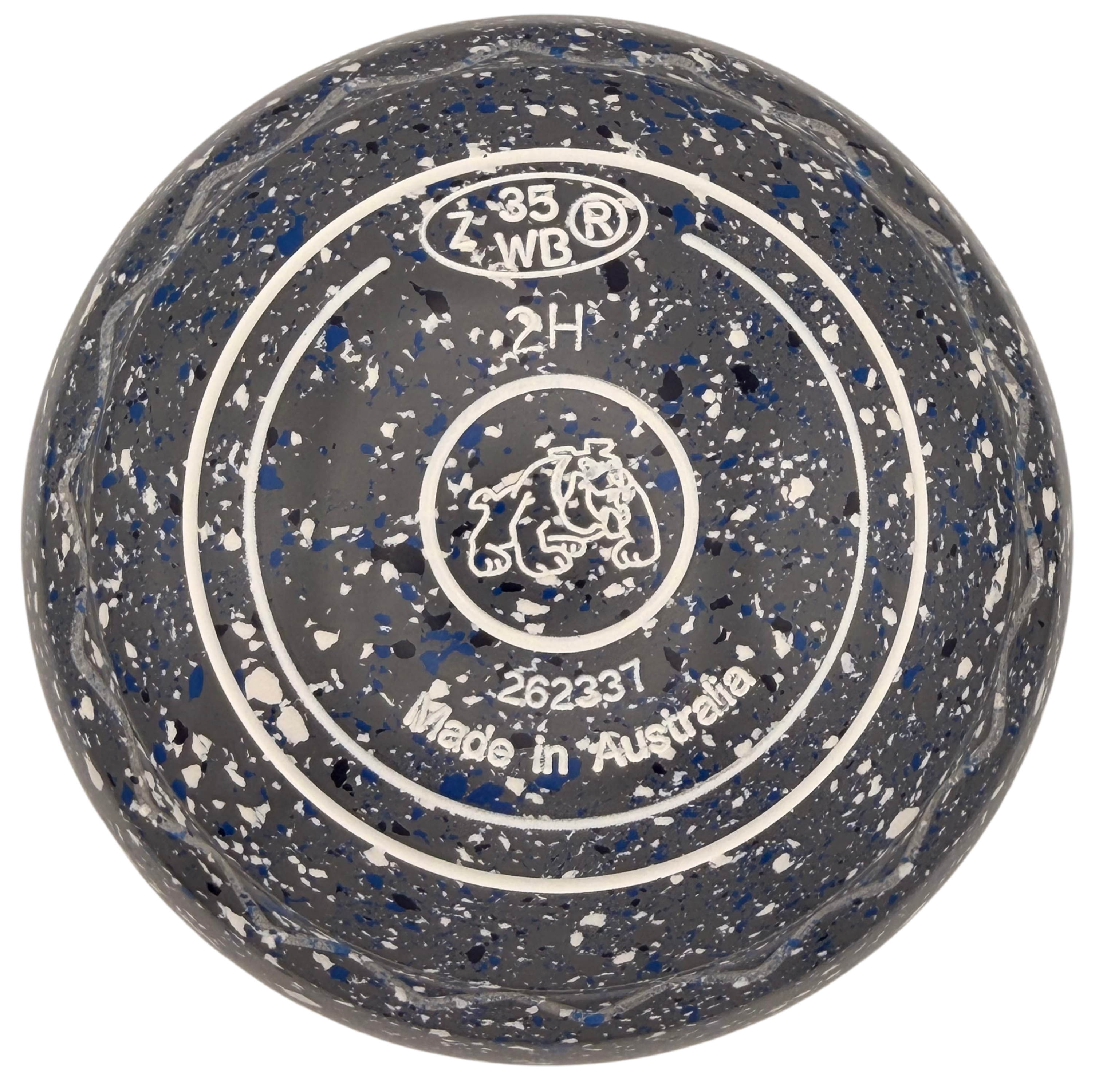 Aero Groove 2H Bluemoon Cartoon Bulldog Z-Scoop Grip Back