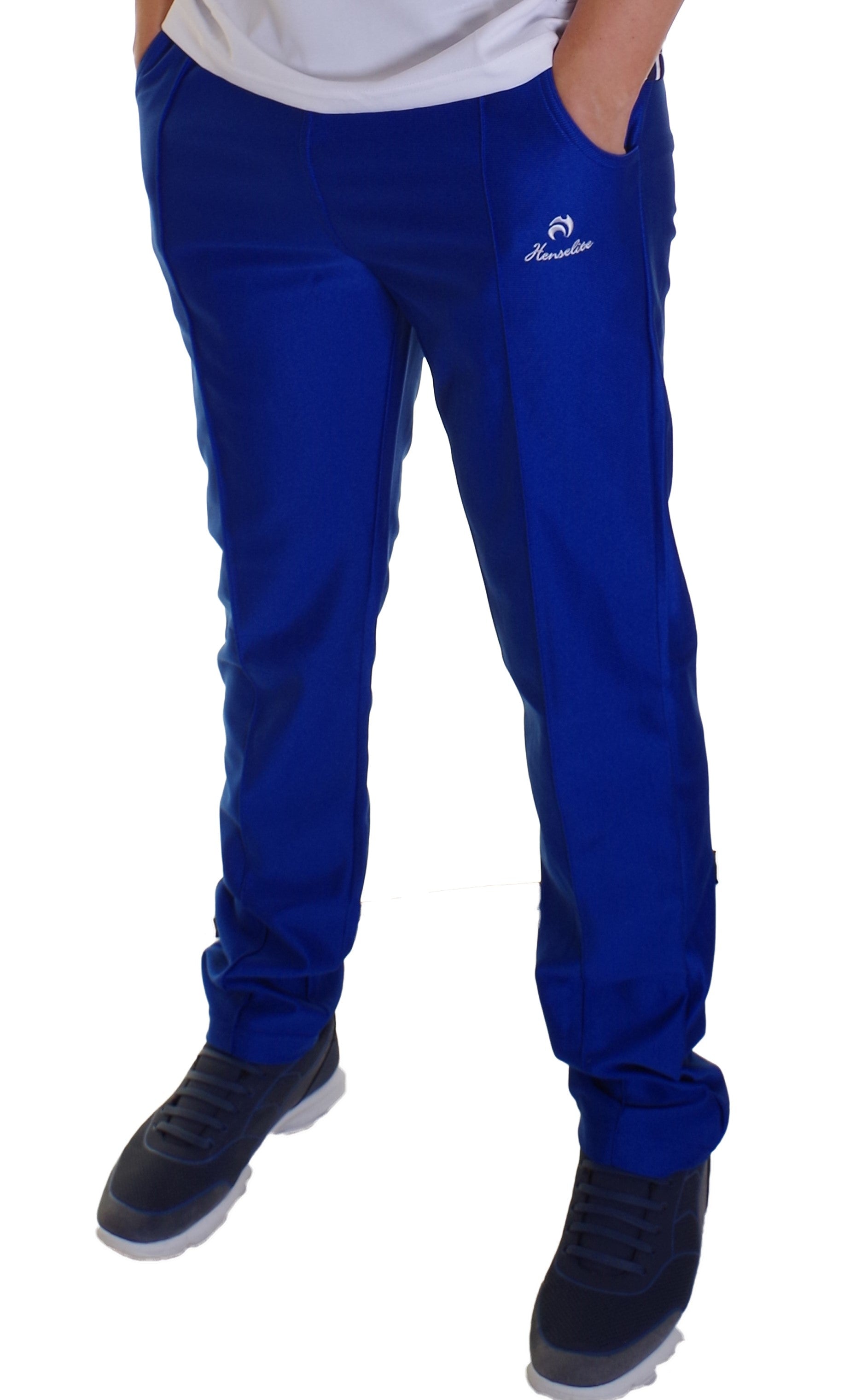 Henselite Sports Trousers in Royal Blue – lightweight bowls clothing.
