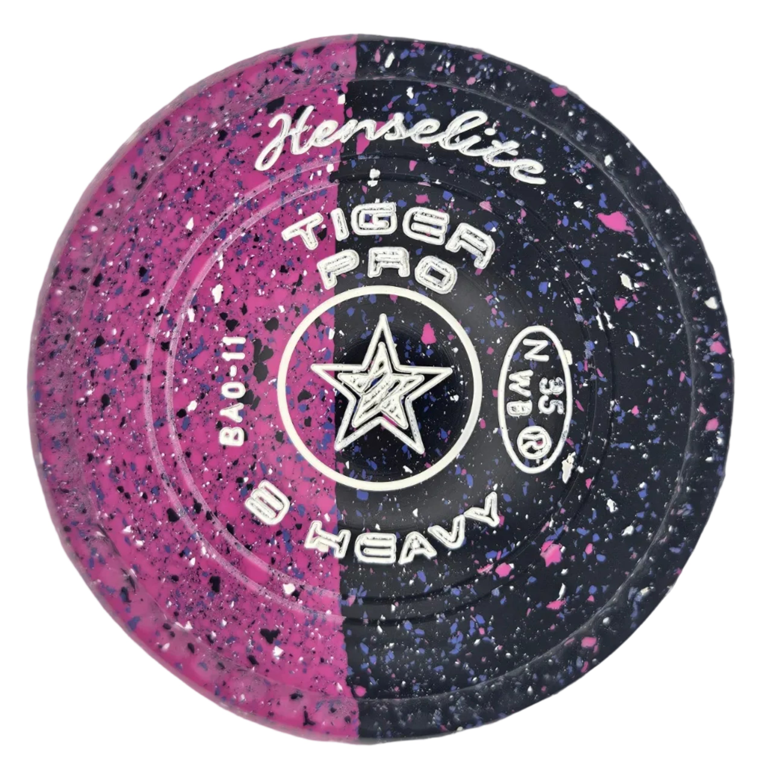 Henselite Tiger Pro 3H *Potters Exclusive Pink Phantom Duo Limited Edition* Star Emblem front