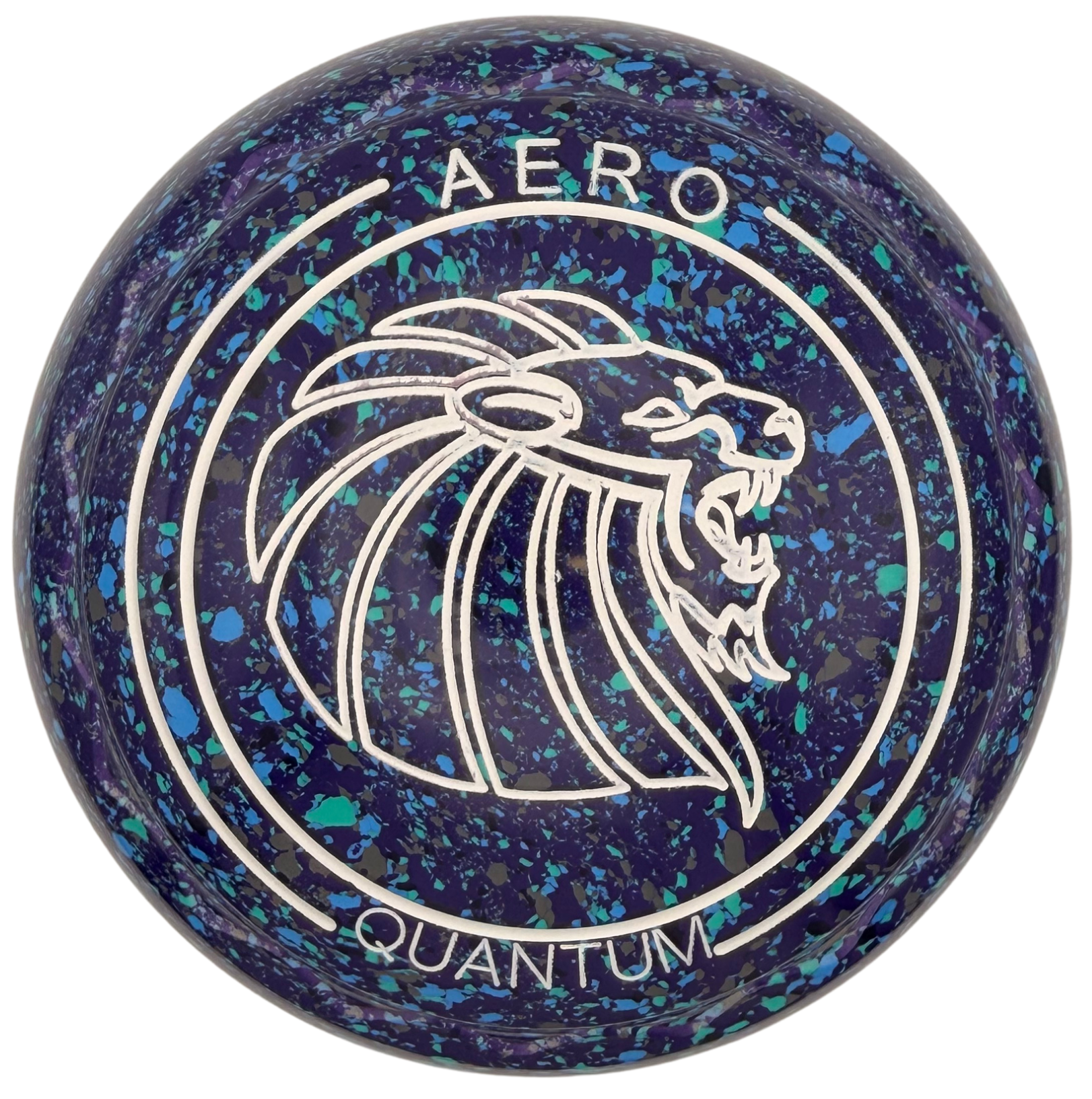 Aero Quantum 3H Purple Rain Lion Emblem Z-Scoop Grip Front